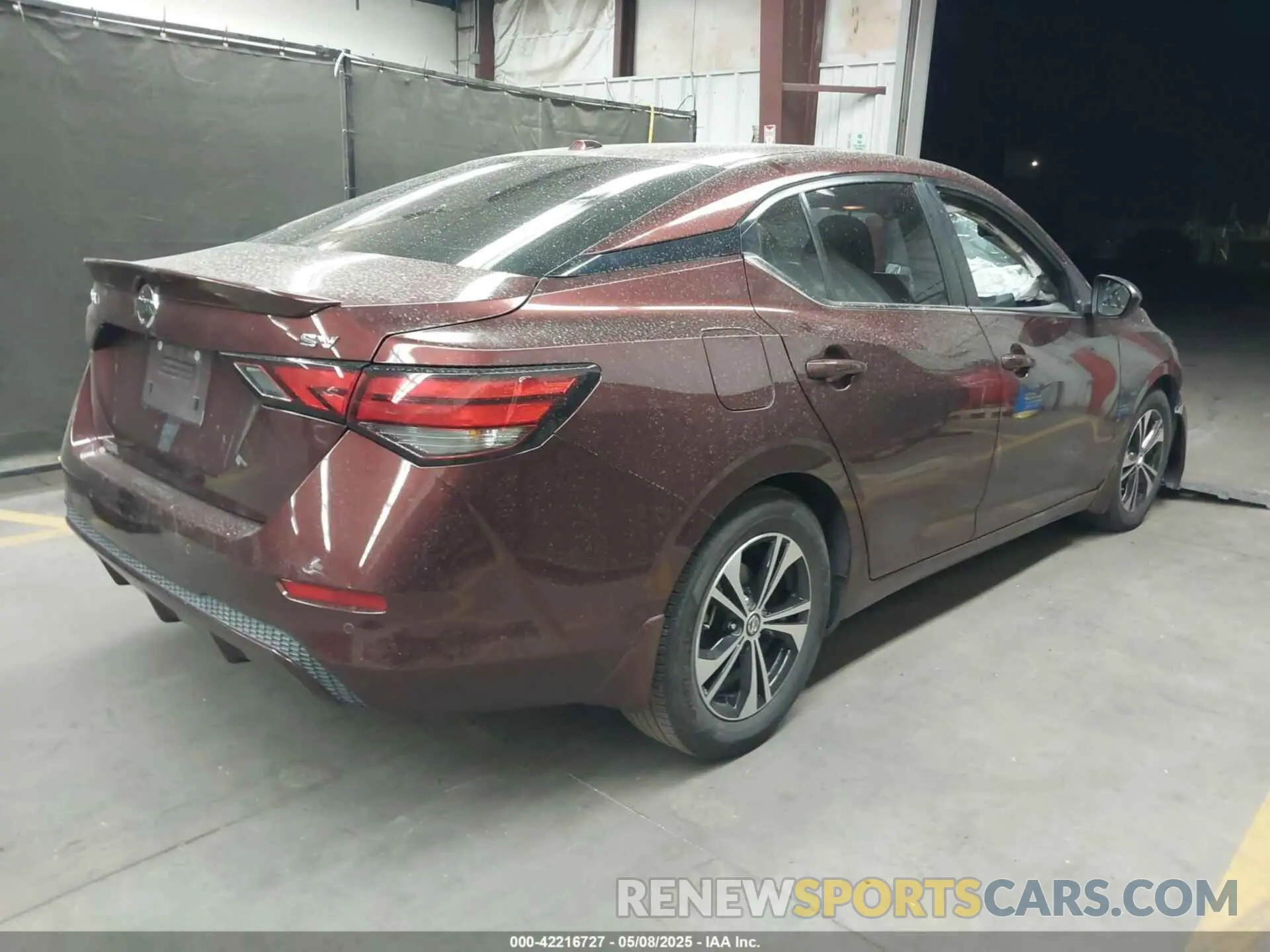 4 fotografías del automóvil dañado 3N1AB8CVXMY325533 NISSAN SENTRA 2021
