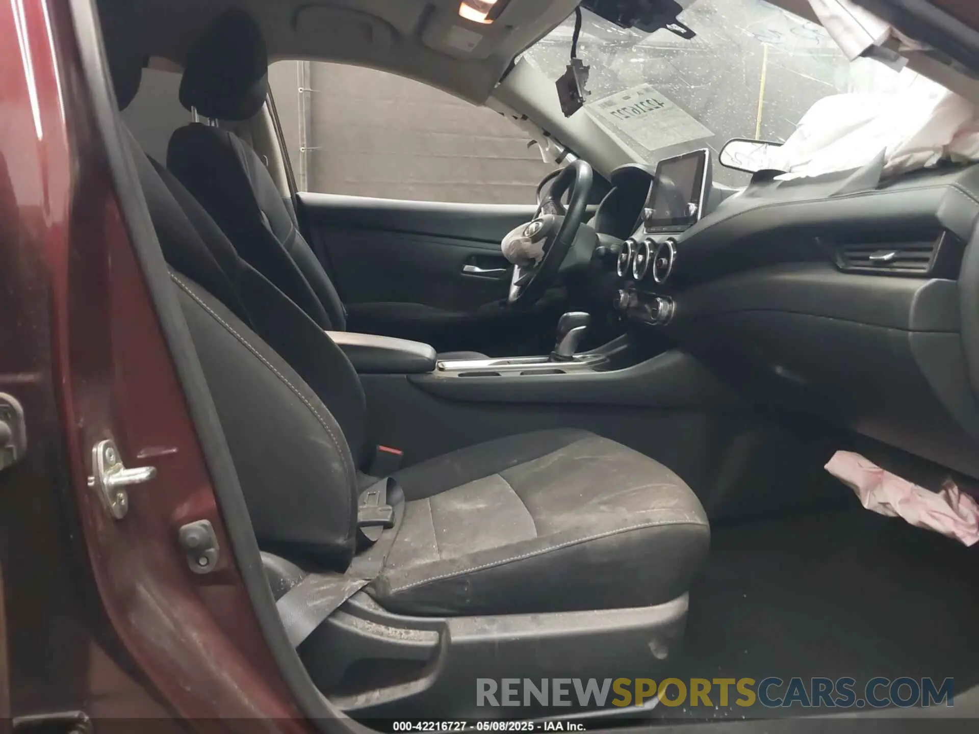 5 fotografías del automóvil dañado 3N1AB8CVXMY325533 NISSAN SENTRA 2021
