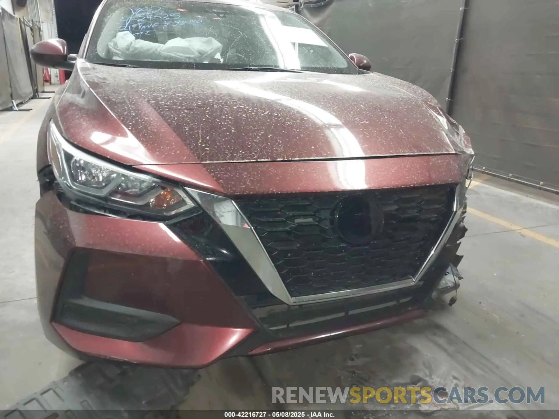 6 fotografías del automóvil dañado 3N1AB8CVXMY325533 NISSAN SENTRA 2021