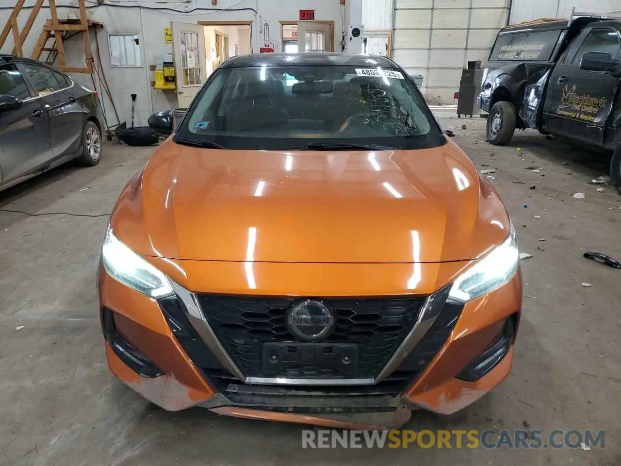 5 fotografías del automóvil dañado 3N1AB8DV0MY204444 NISSAN SENTRA 2021