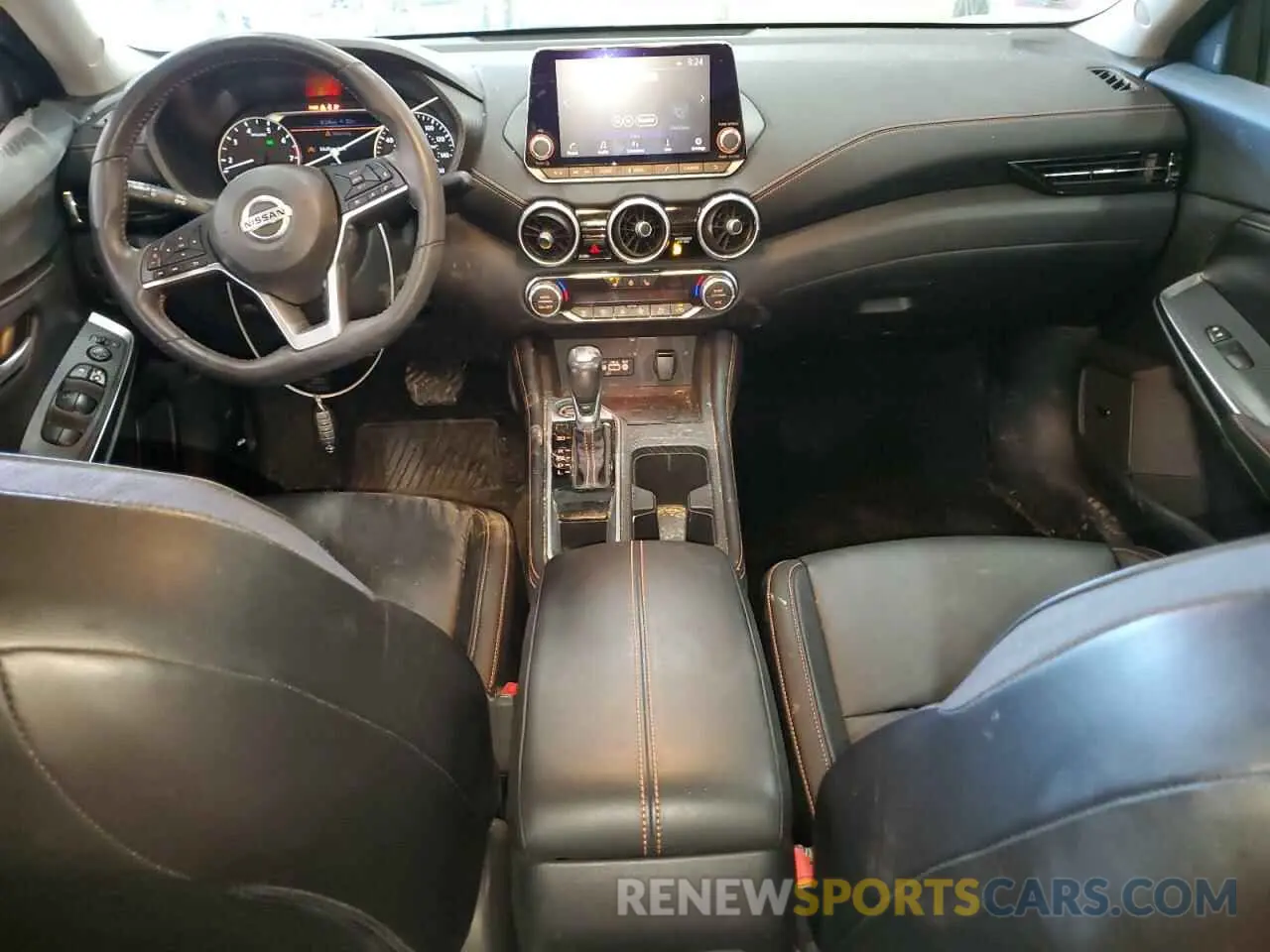 8 fotografías del automóvil dañado 3N1AB8DV0MY204444 NISSAN SENTRA 2021
