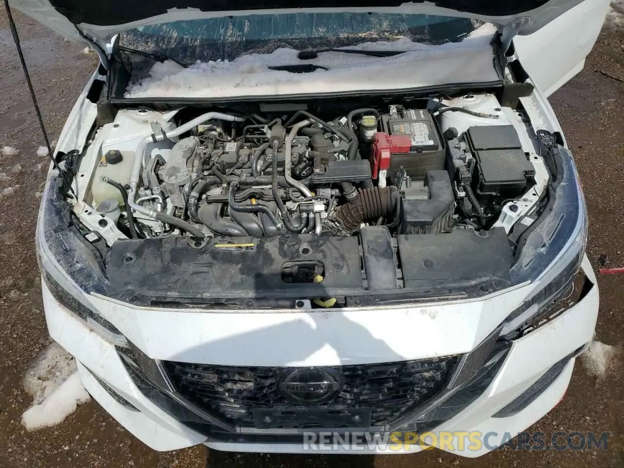 13 fotografías del automóvil dañado 3N1AB8DV0MY288944 NISSAN SENTRA 2021
