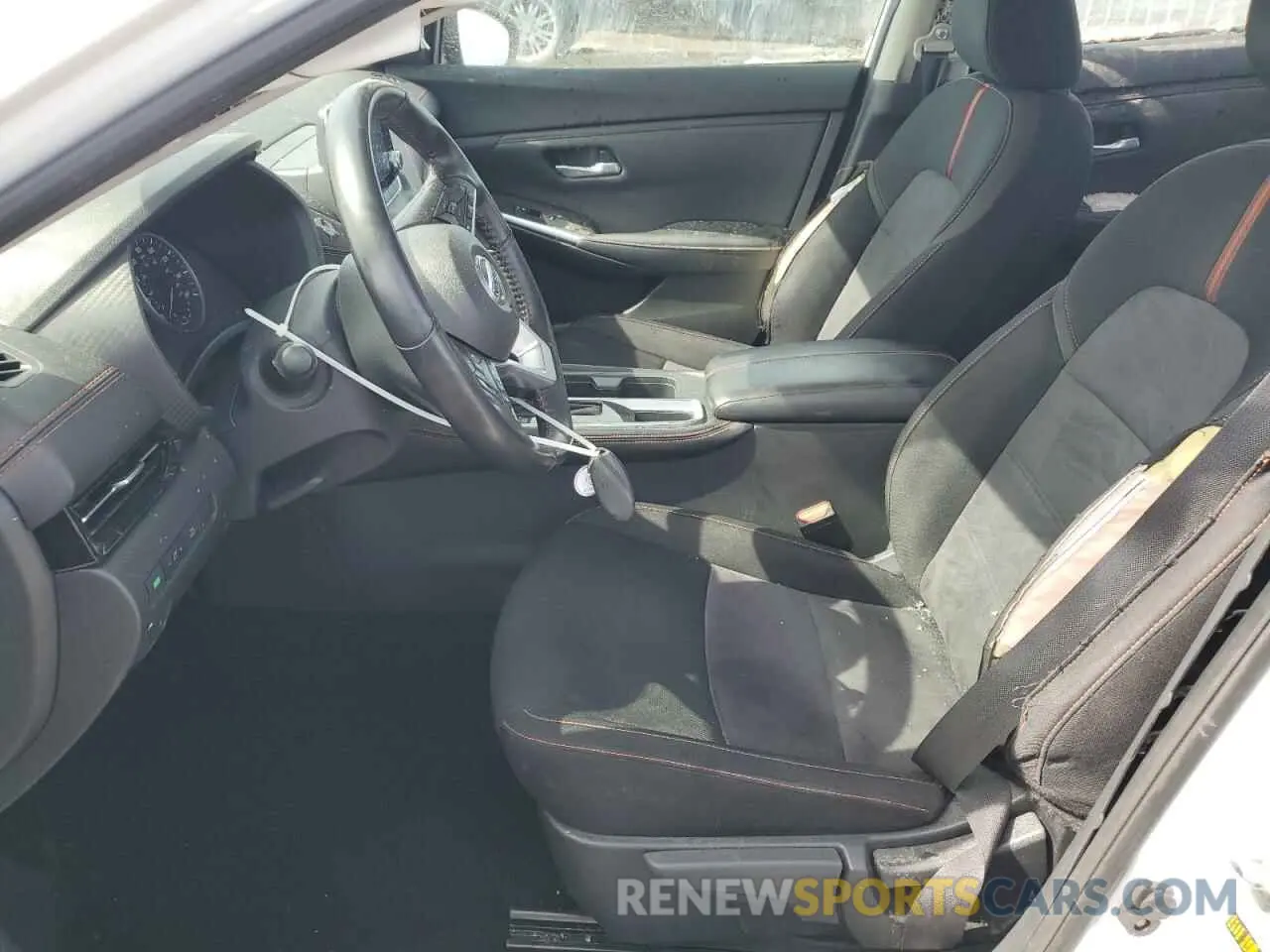 7 fotografías del automóvil dañado 3N1AB8DV0MY288944 NISSAN SENTRA 2021