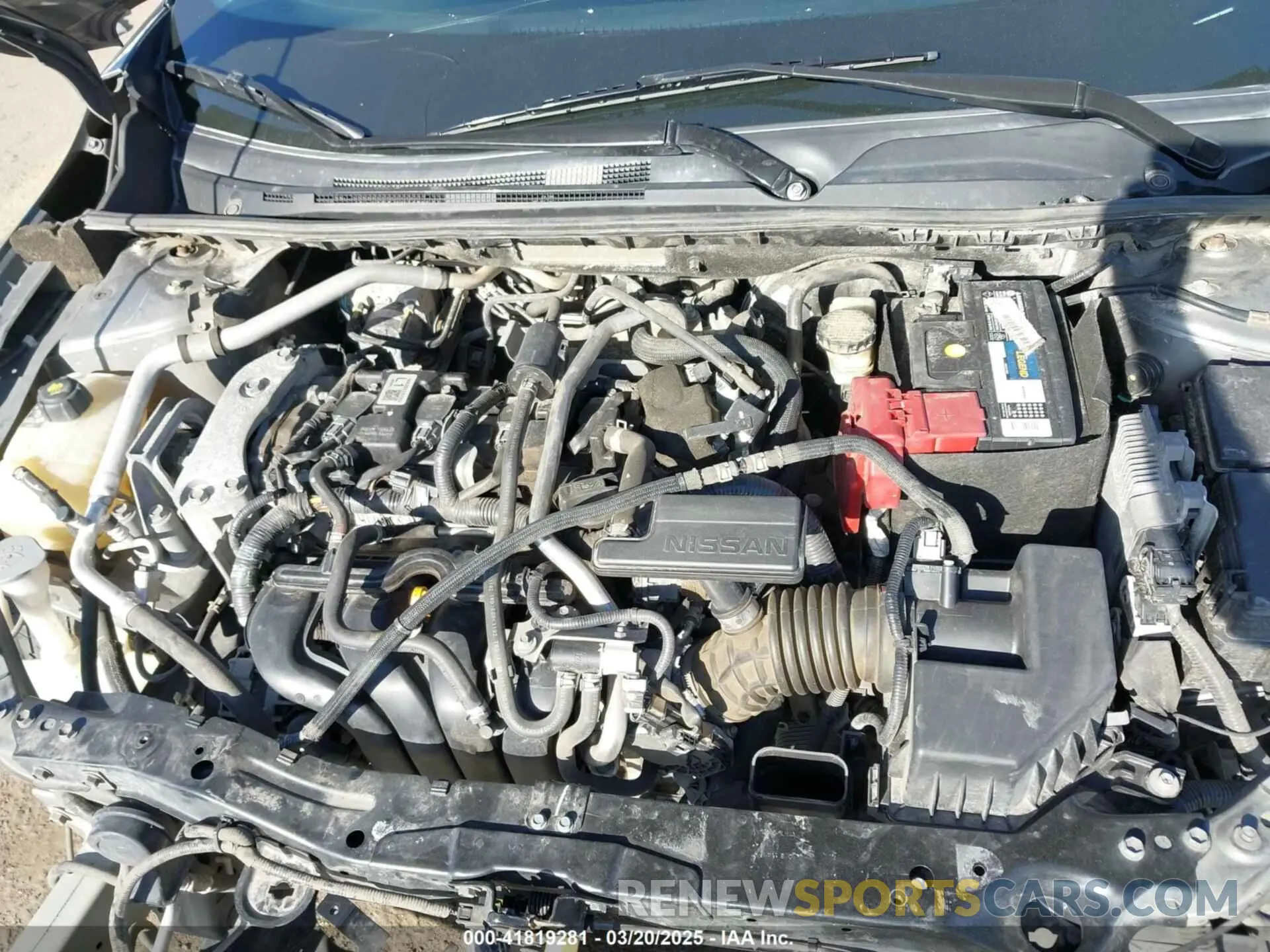 10 fotografías del automóvil dañado 3N1AB8DV0MY290032 NISSAN SENTRA 2021
