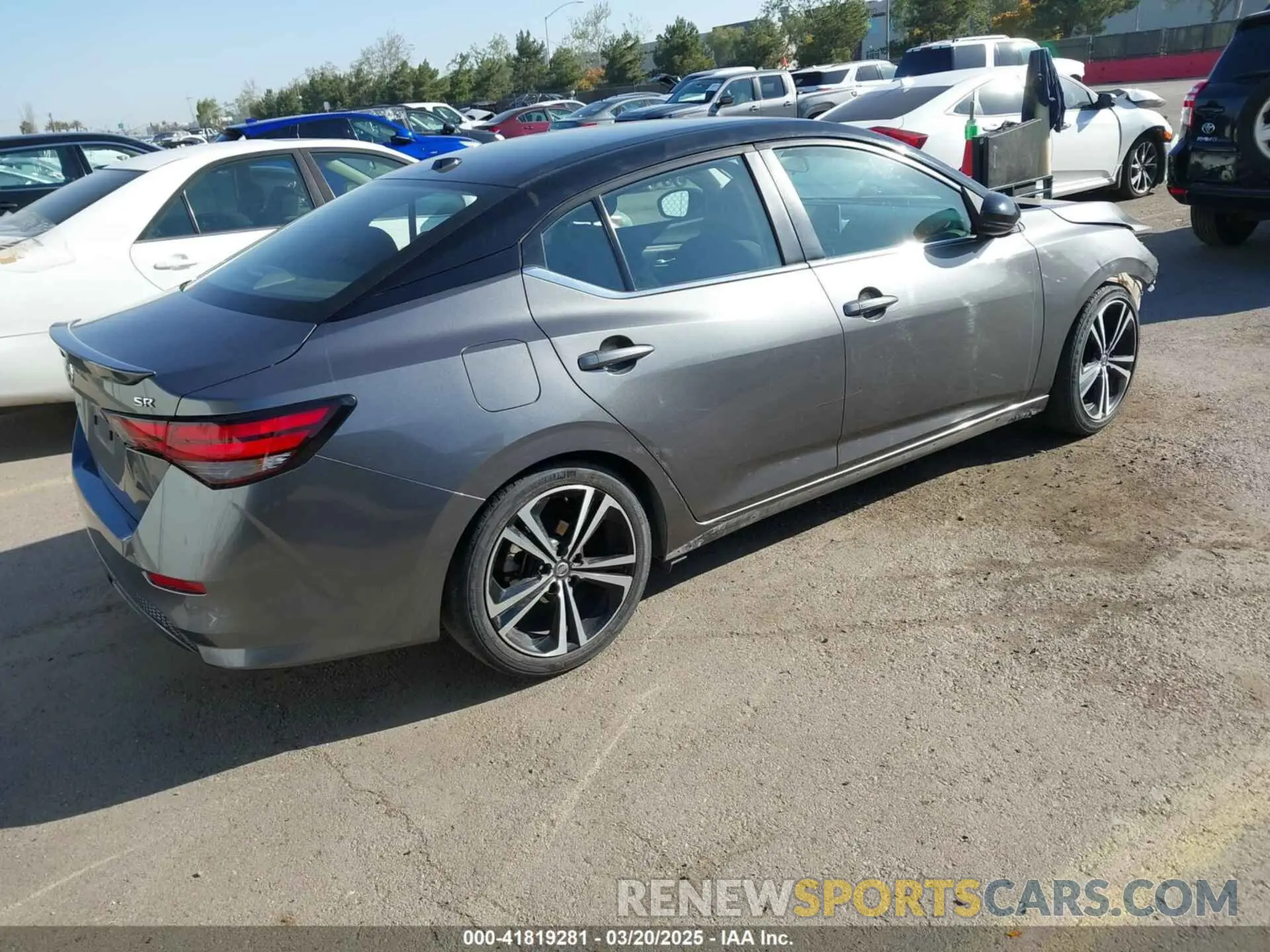 4 fotografías del automóvil dañado 3N1AB8DV0MY290032 NISSAN SENTRA 2021