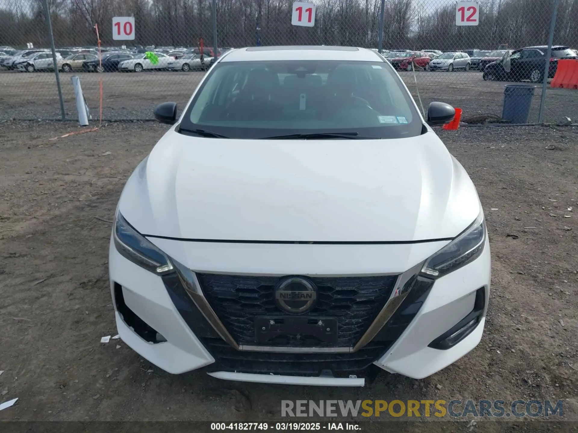 12 fotografías del automóvil dañado 3N1AB8DV0MY305161 NISSAN SENTRA 2021