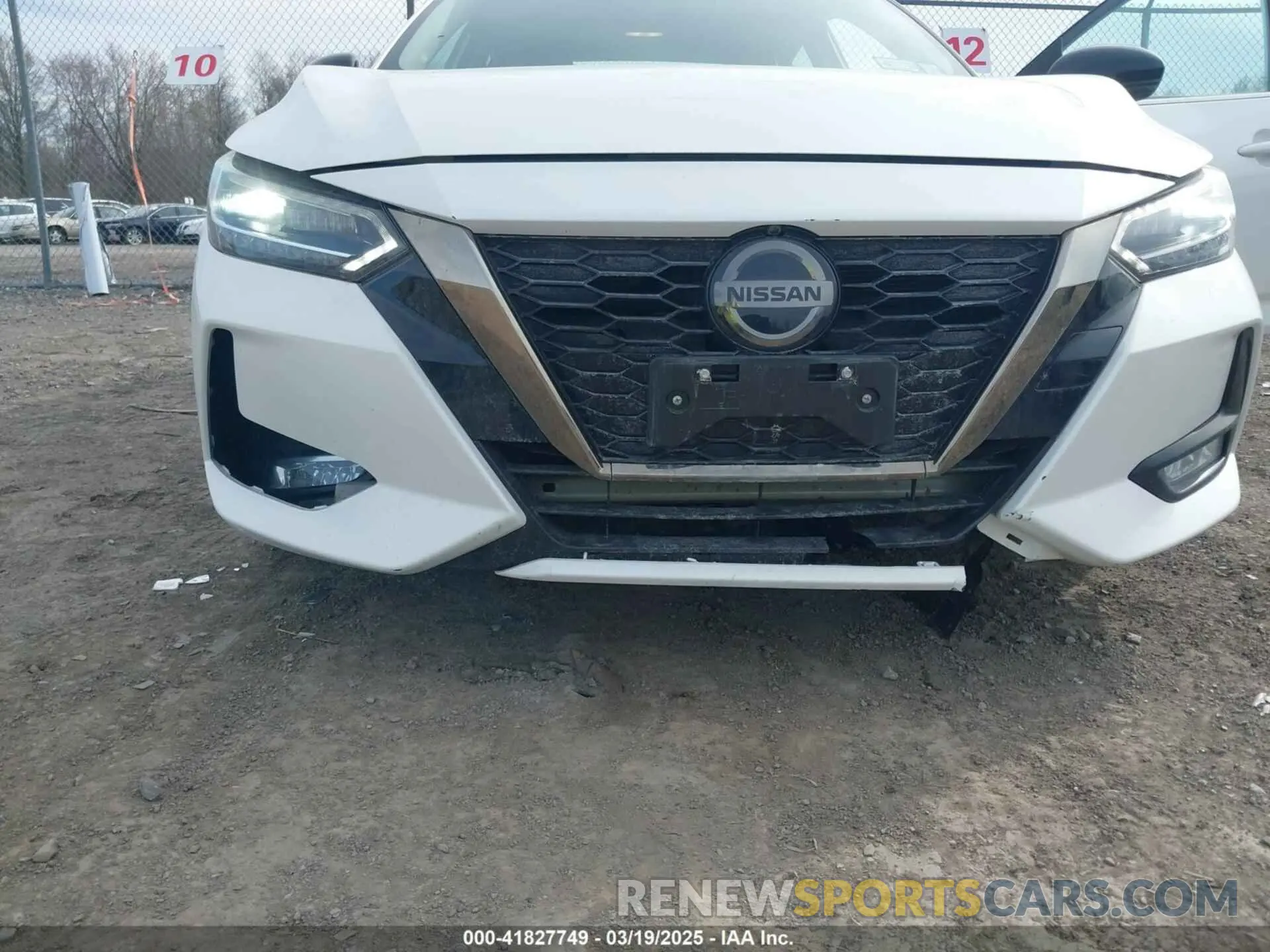 6 fotografías del automóvil dañado 3N1AB8DV0MY305161 NISSAN SENTRA 2021