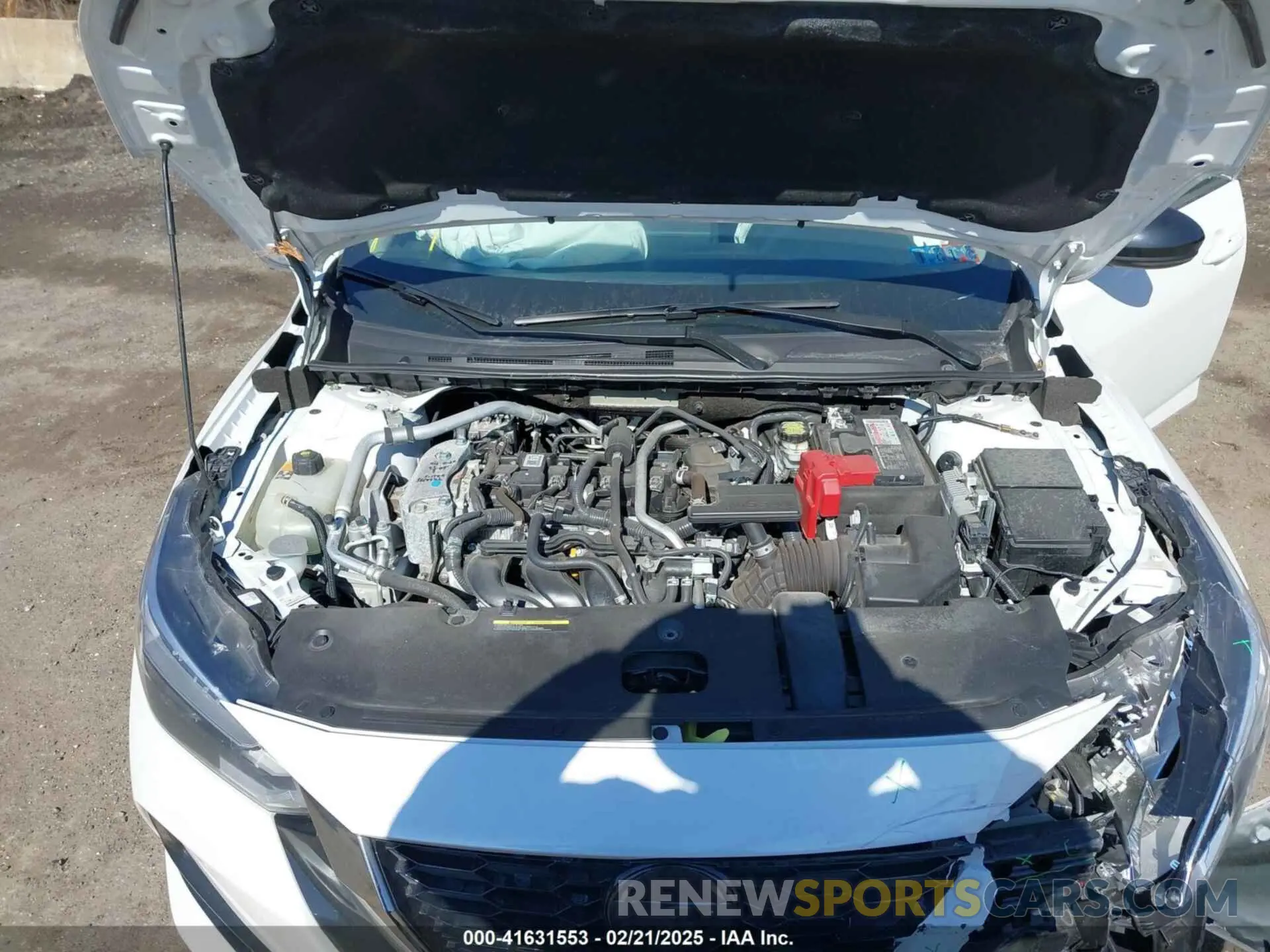 10 fotografías del automóvil dañado 3N1AB8DV0MY307475 NISSAN SENTRA 2021