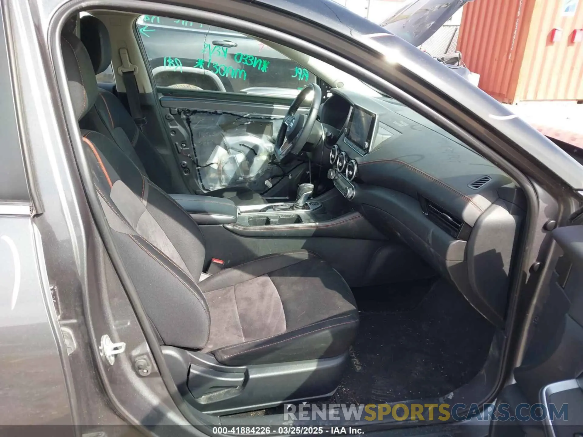 5 fotografías del automóvil dañado 3N1AB8DV1MY205098 NISSAN SENTRA 2021