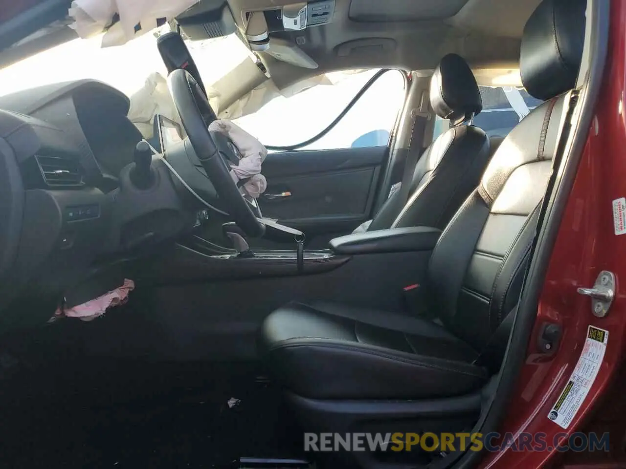 7 fotografías del automóvil dañado 3N1AB8DV1MY234181 NISSAN SENTRA 2021