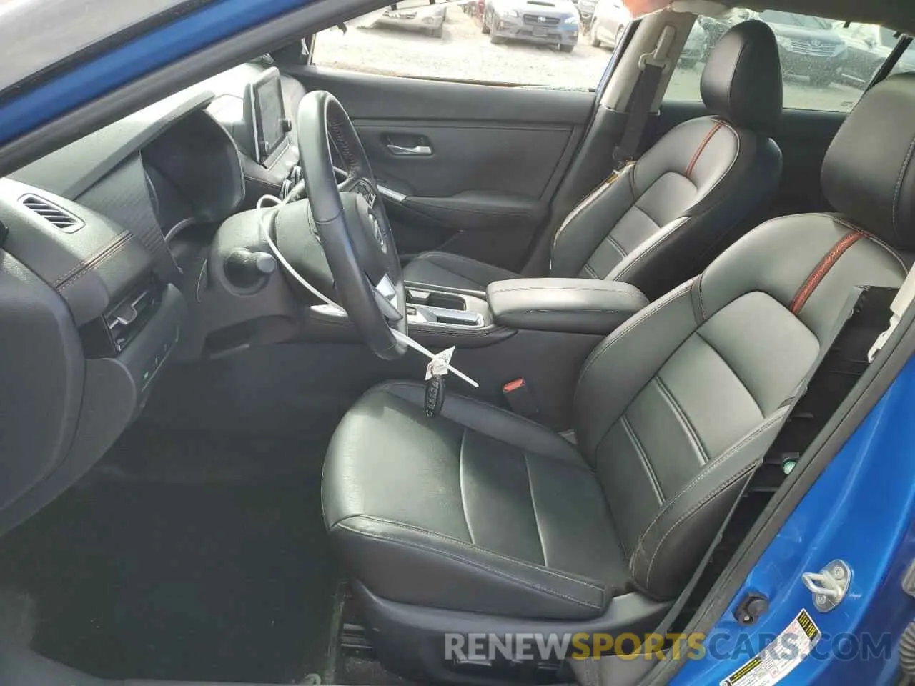 7 fotografías del automóvil dañado 3N1AB8DV1MY244788 NISSAN SENTRA 2021
