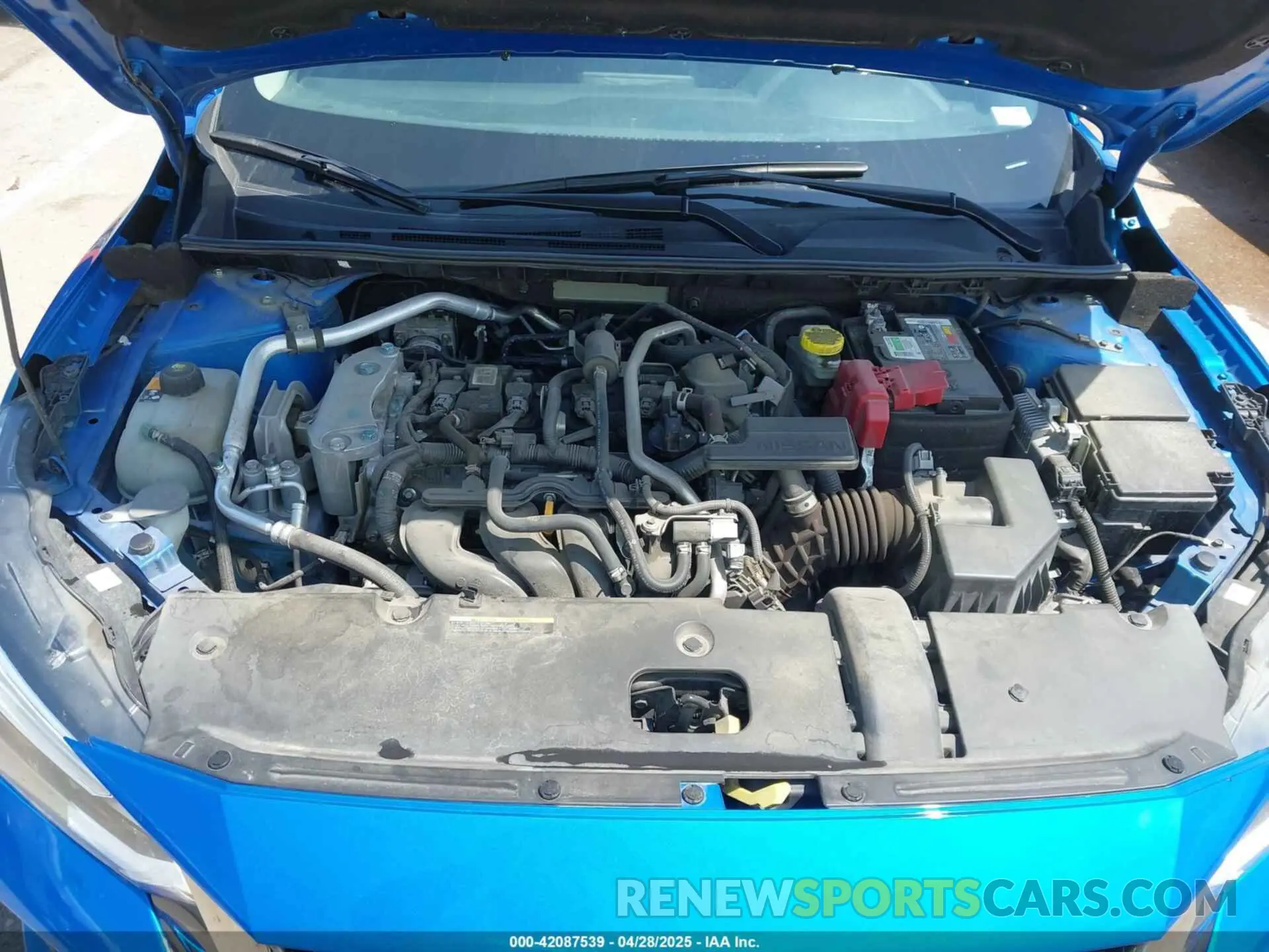 10 fotografías del automóvil dañado 3N1AB8DV1MY327668 NISSAN SENTRA 2021