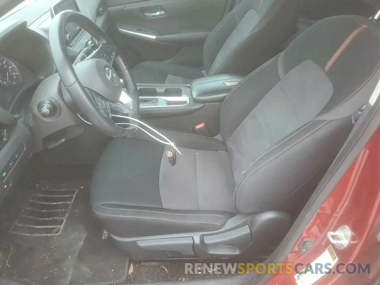 7 fotografías del automóvil dañado 3N1AB8DV2MY249594 NISSAN SENTRA 2021