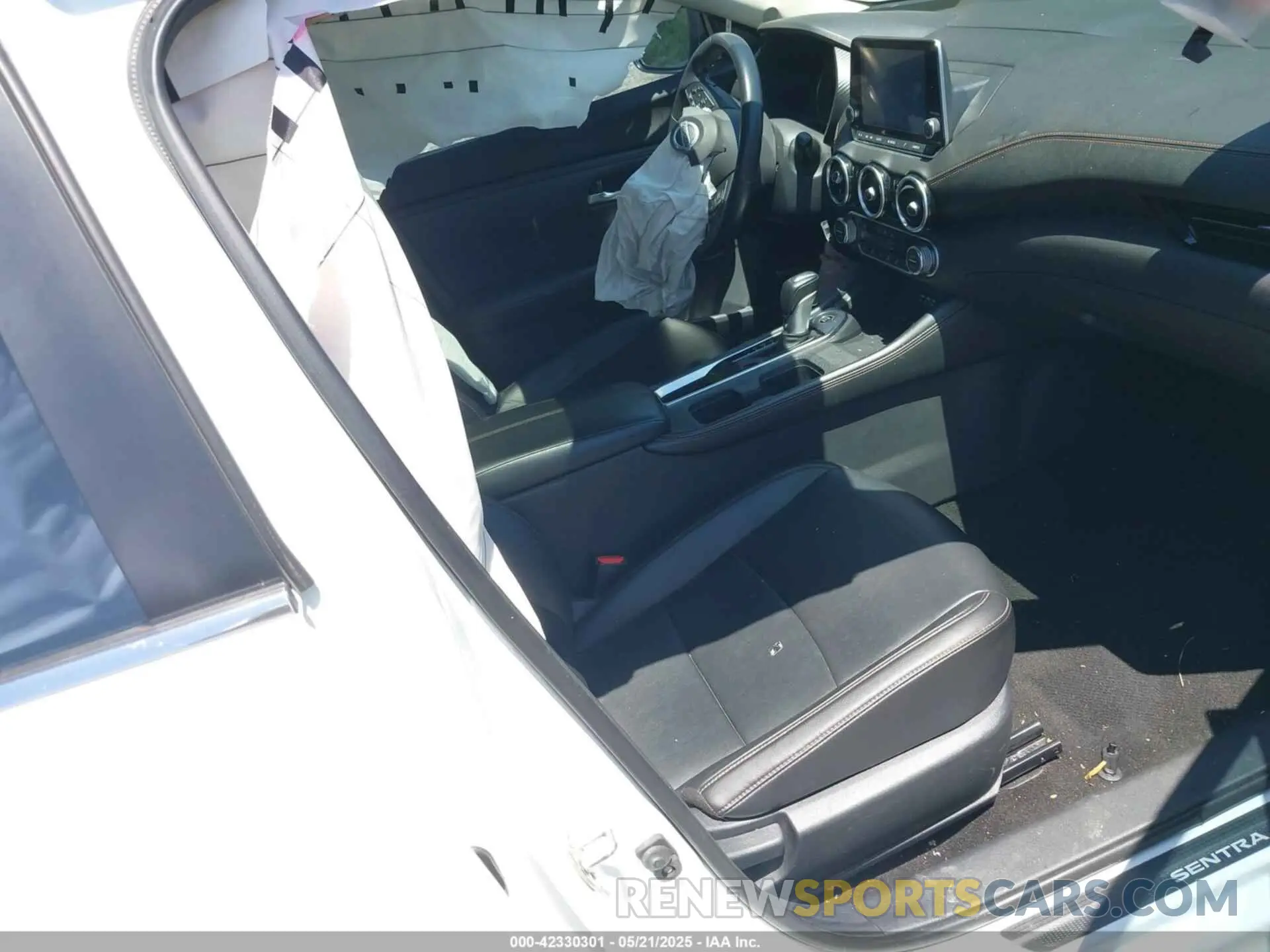 5 fotografías del automóvil dañado 3N1AB8DV3MY250561 NISSAN SENTRA 2021