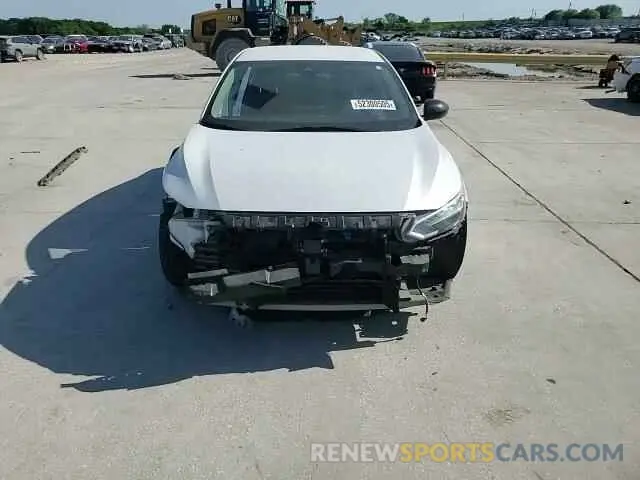 11 fotografías del automóvil dañado 3N1AB8DV4MY286307 NISSAN SENTRA 2021