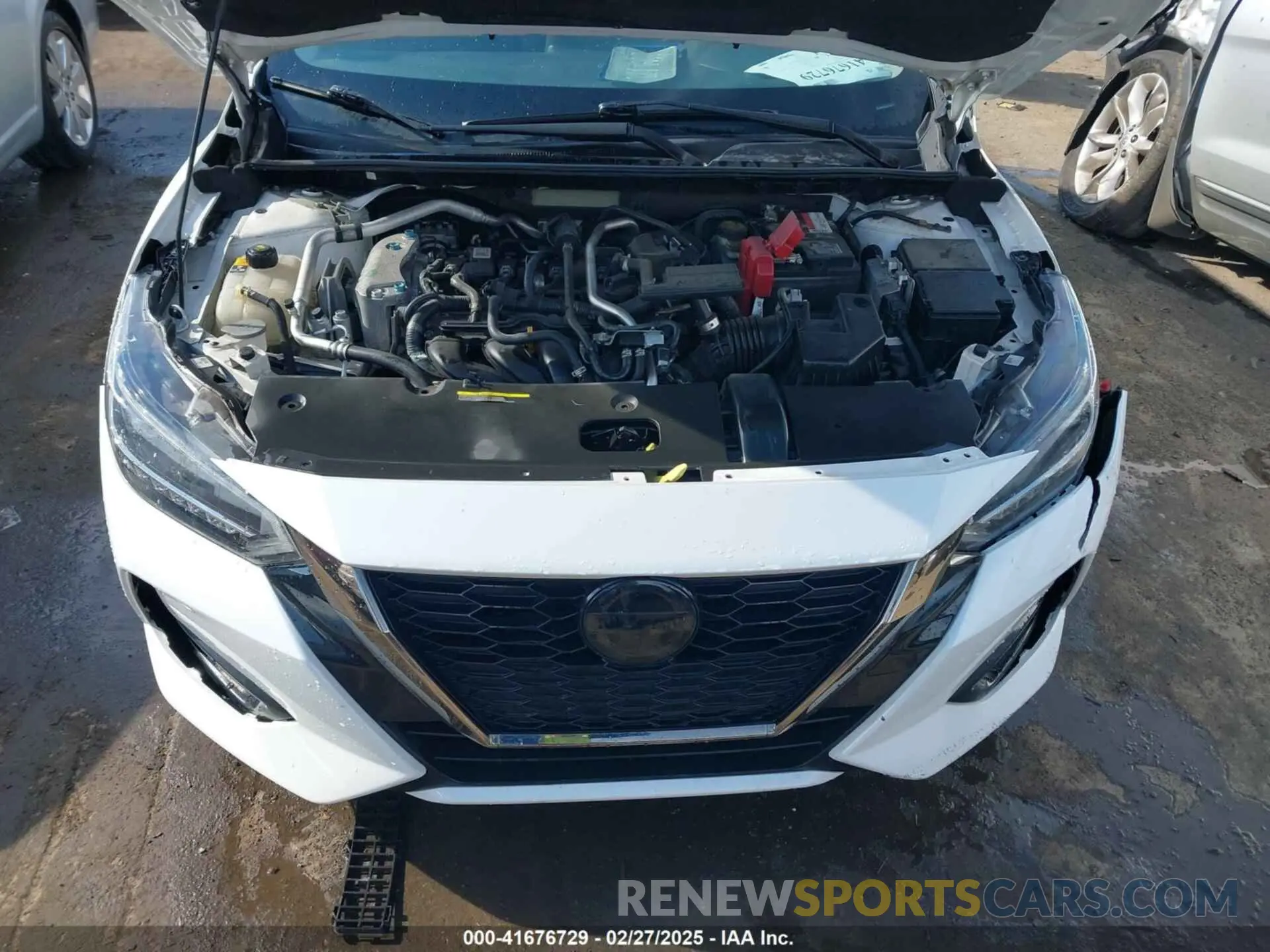 10 fotografías del automóvil dañado 3N1AB8DV5MY202253 NISSAN SENTRA 2021