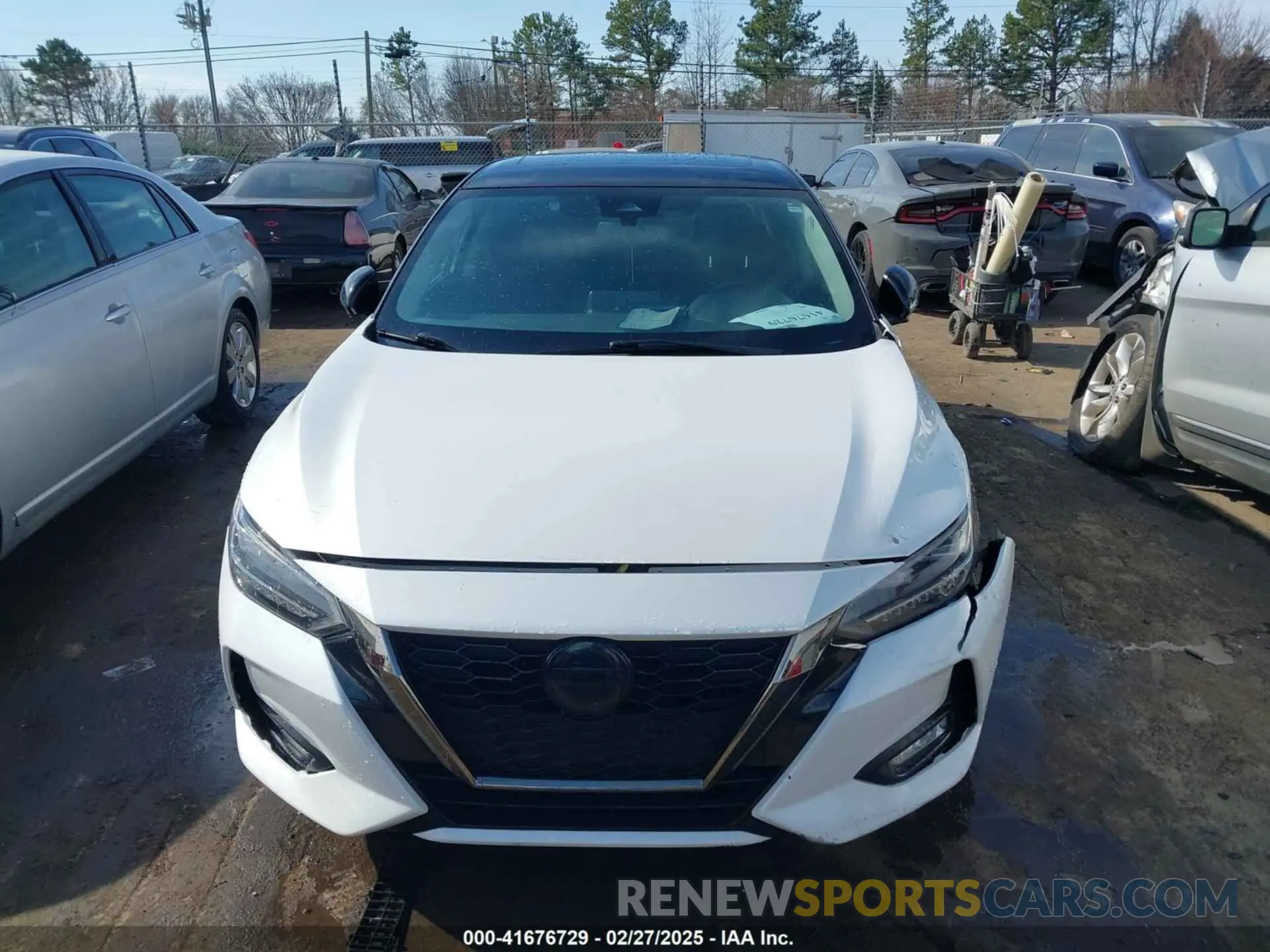 12 fotografías del automóvil dañado 3N1AB8DV5MY202253 NISSAN SENTRA 2021