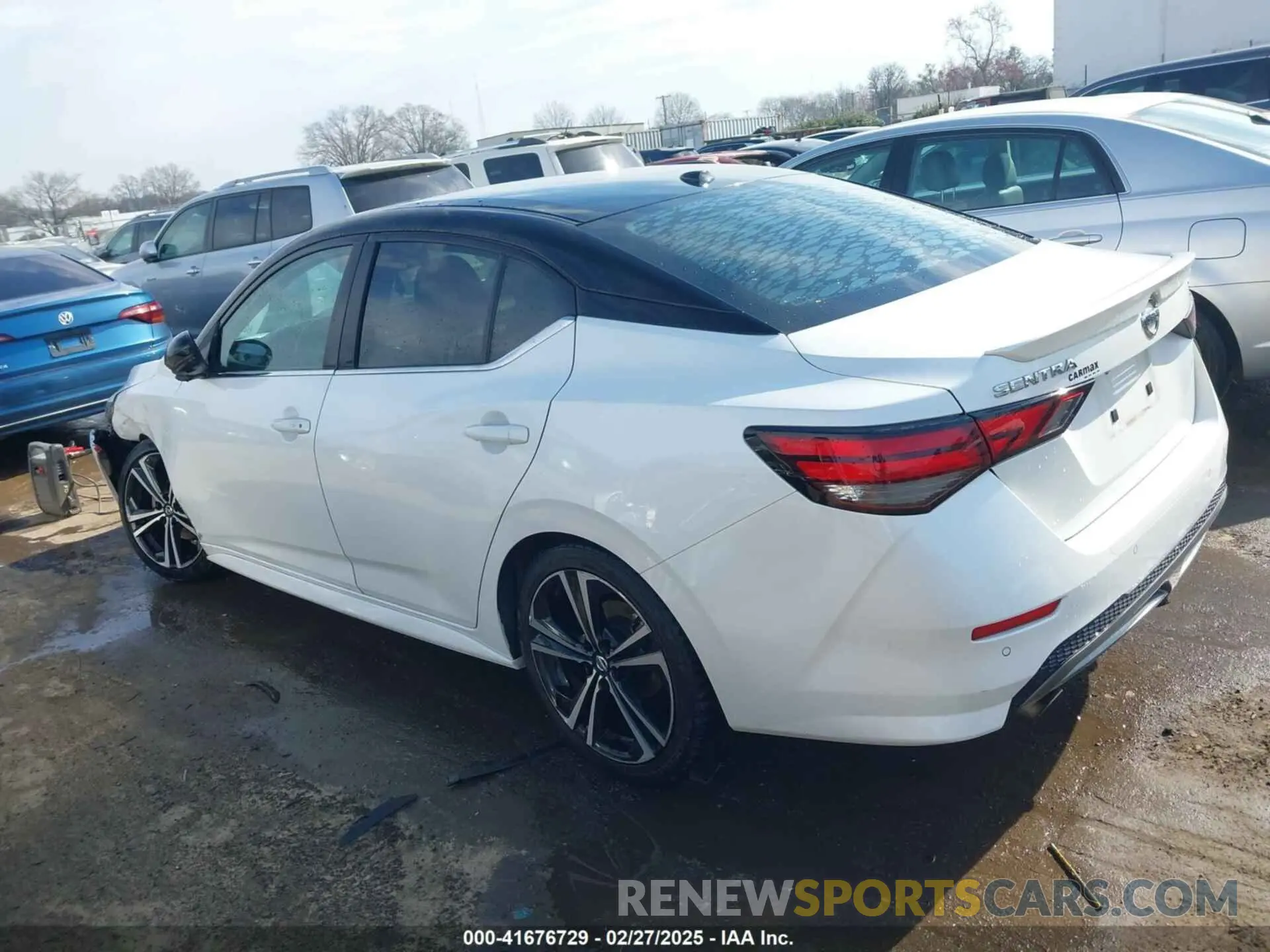 14 fotografías del automóvil dañado 3N1AB8DV5MY202253 NISSAN SENTRA 2021