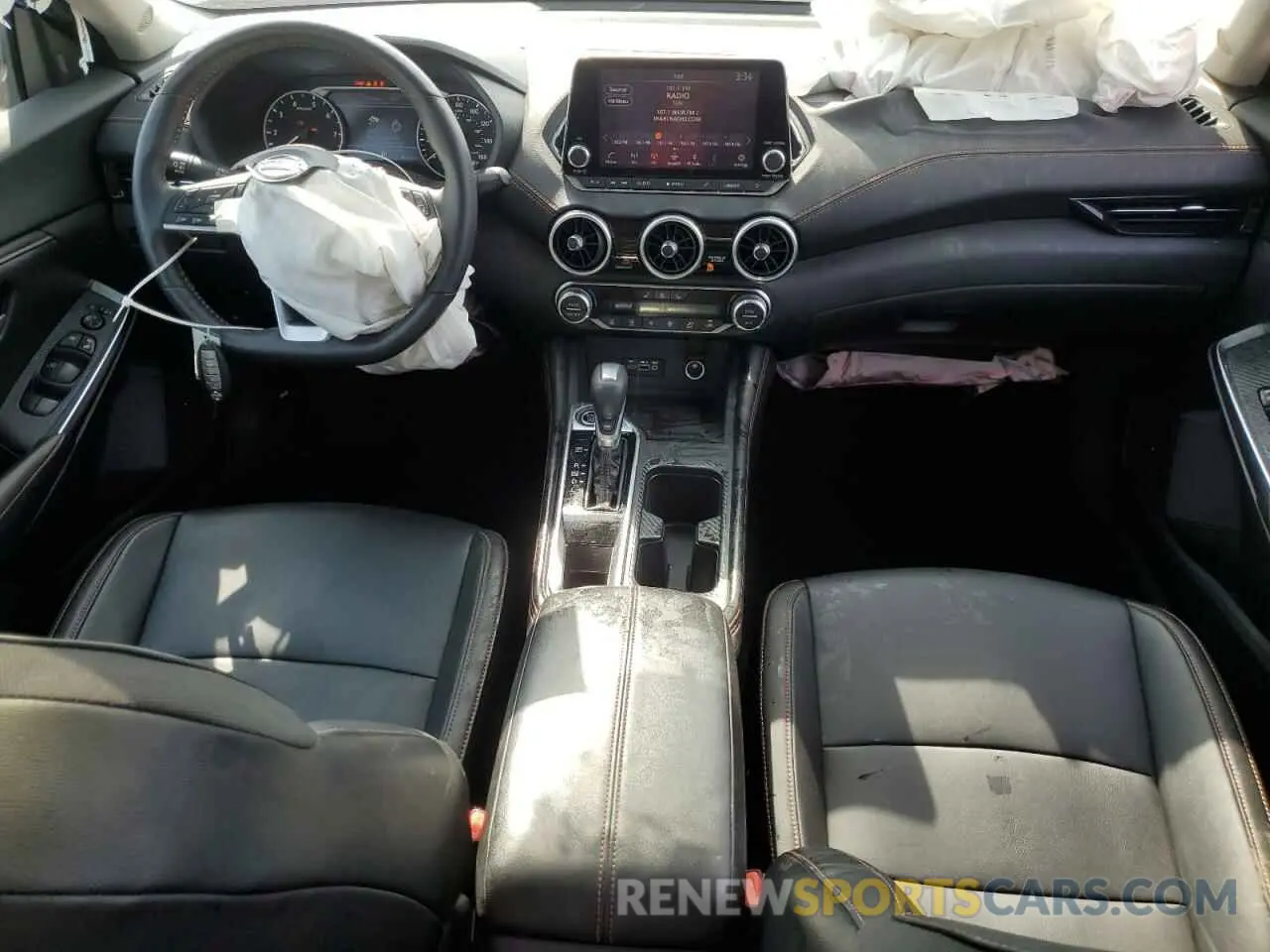 8 fotografías del automóvil dañado 3N1AB8DV5MY205735 NISSAN SENTRA 2021