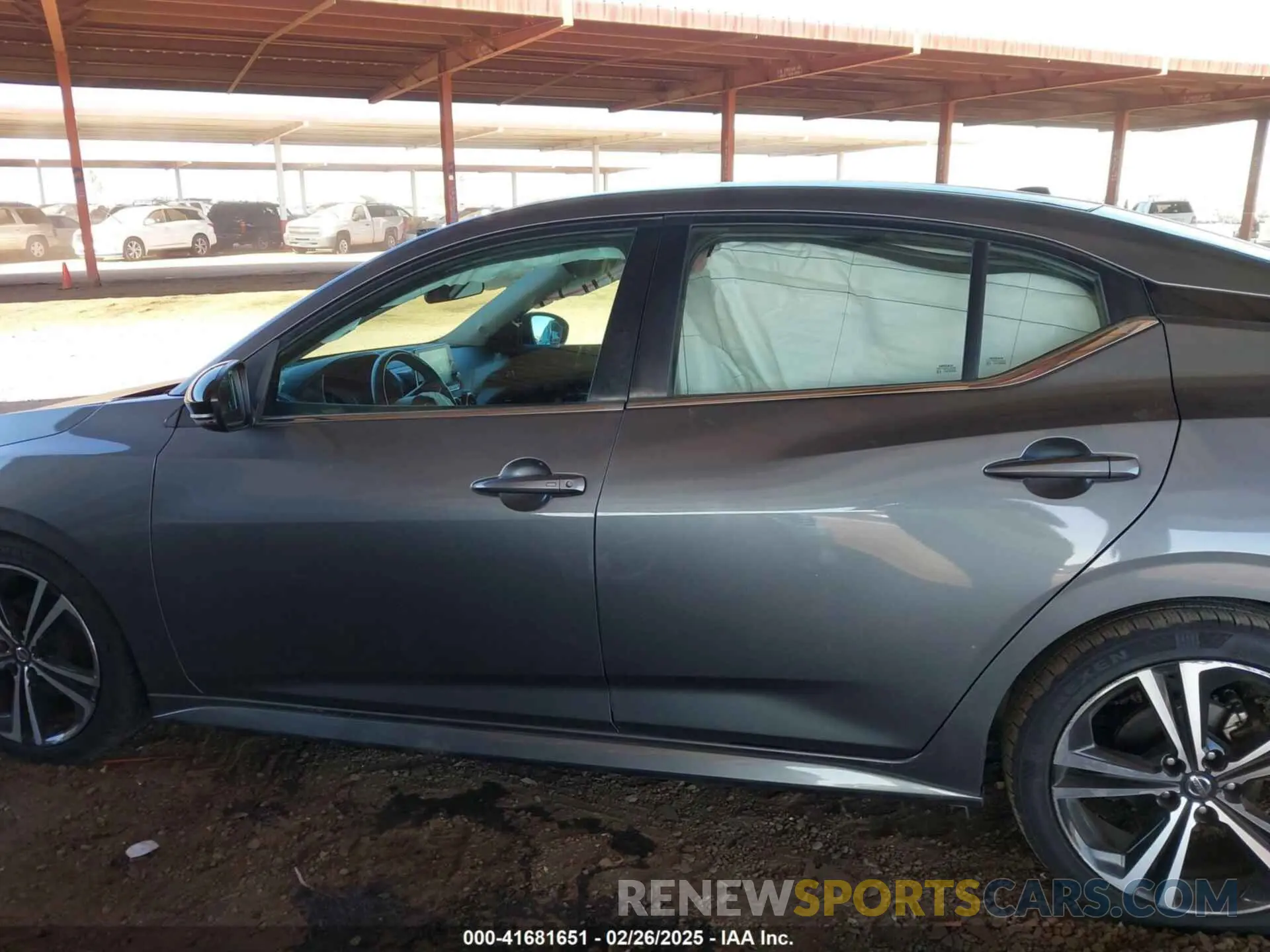 14 fotografías del automóvil dañado 3N1AB8DV5MY208926 NISSAN SENTRA 2021