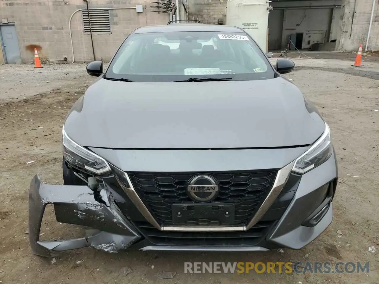 5 fotografías del automóvil dañado 3N1AB8DV5MY285974 NISSAN SENTRA 2021