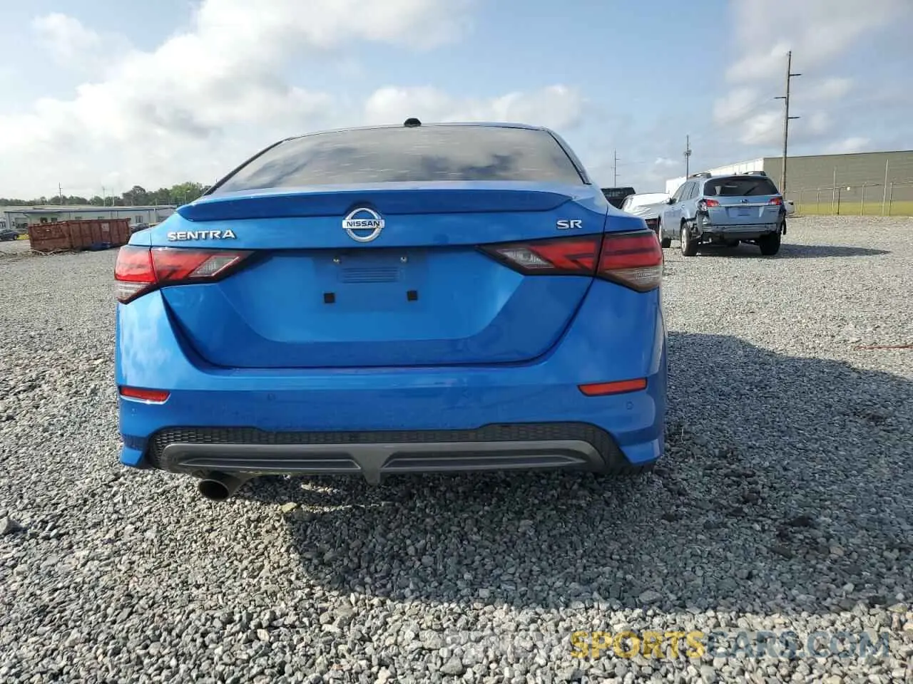 6 fotografías del automóvil dañado 3N1AB8DV7MY207874 NISSAN SENTRA 2021