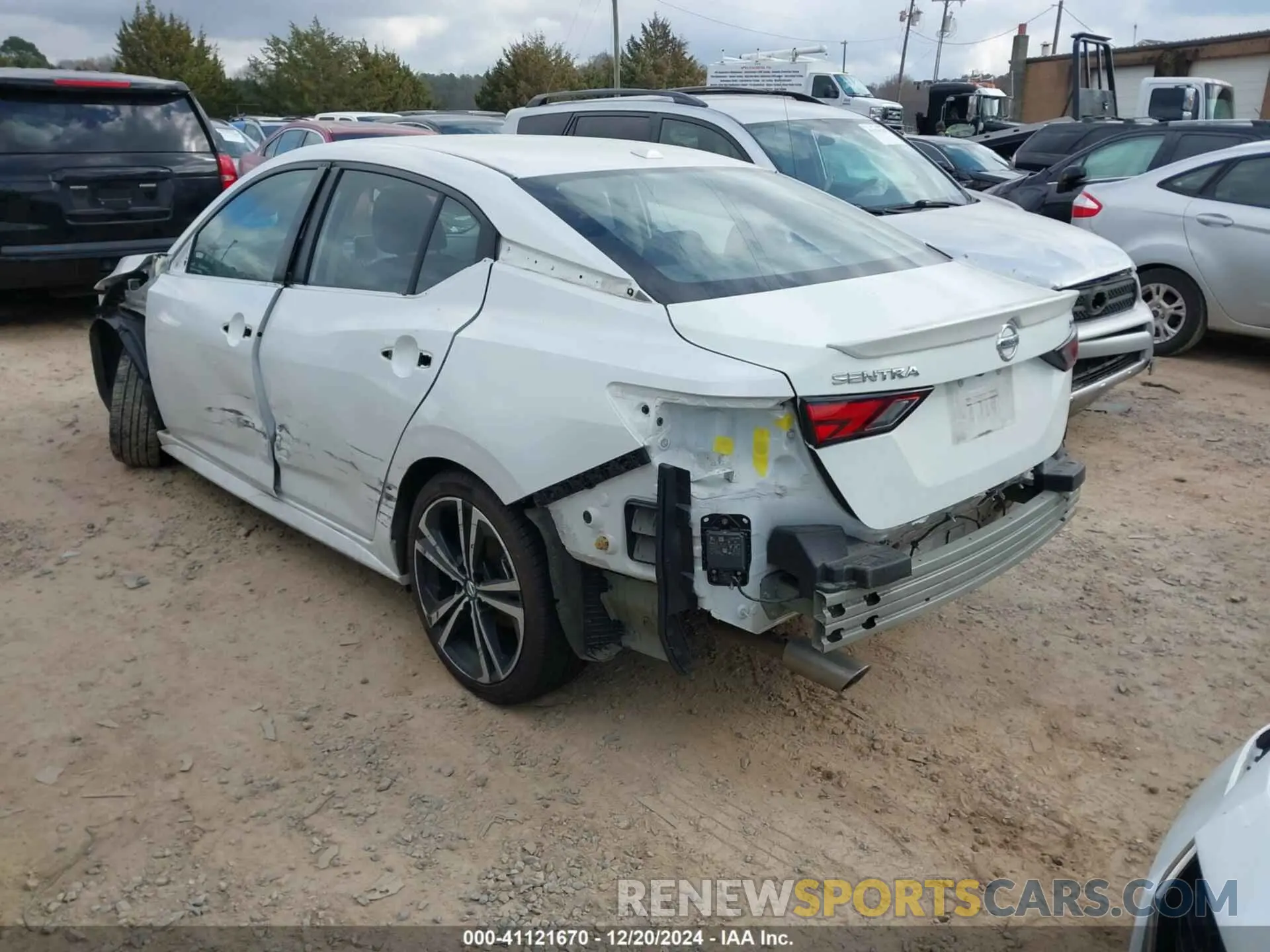 3 fotografías del automóvil dañado 3N1AB8DV7MY271767 NISSAN SENTRA 2021