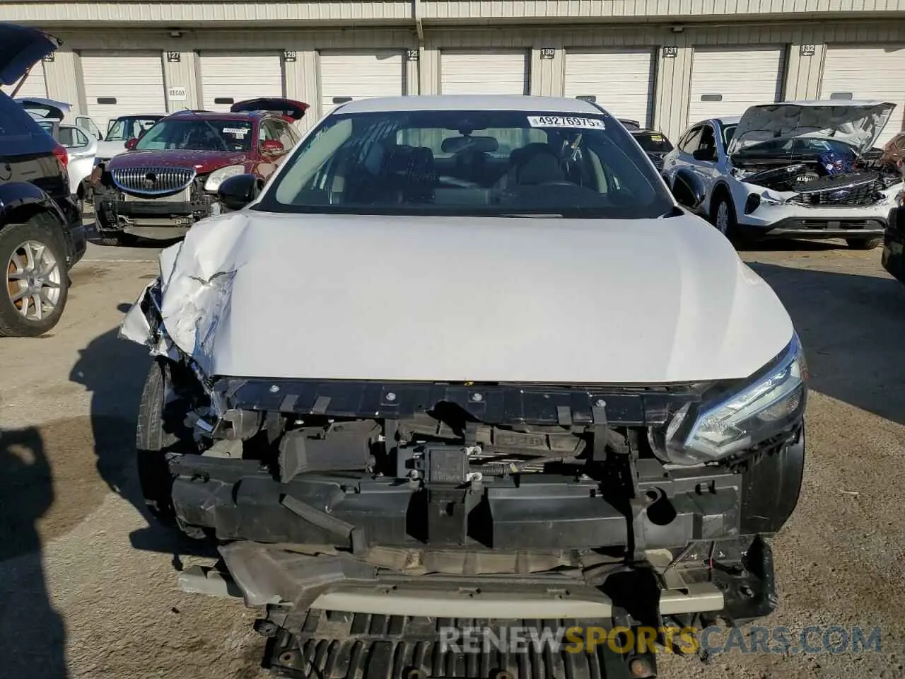 5 fotografías del automóvil dañado 3N1AB8DV8MY210783 NISSAN SENTRA 2021