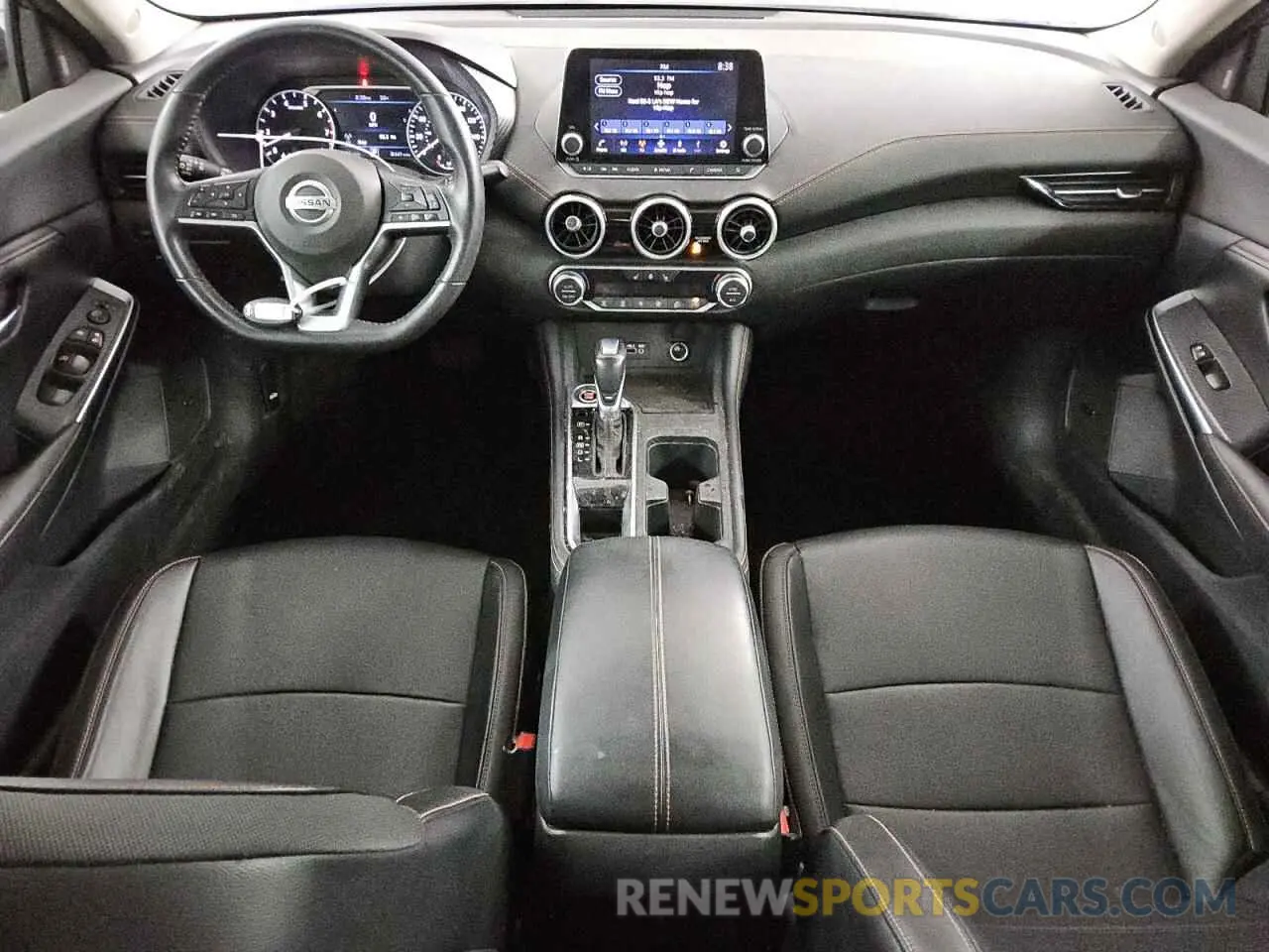 8 fotografías del automóvil dañado 3N1AB8DV8MY249938 NISSAN SENTRA 2021