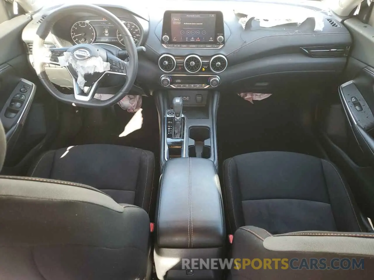 8 fotografías del automóvil dañado 3N1AB8DV8MY259921 NISSAN SENTRA 2021