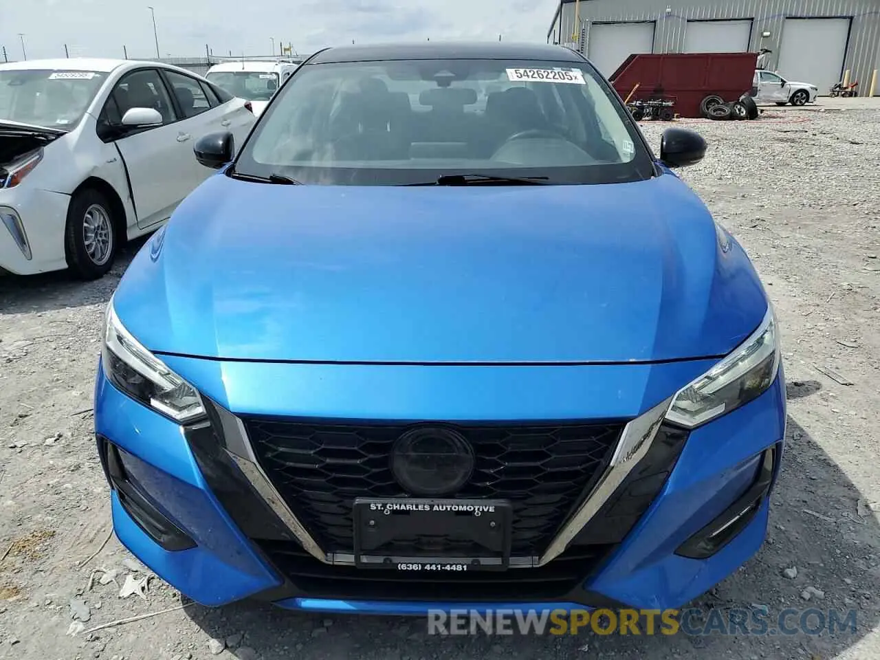 5 fotografías del automóvil dañado 3N1AB8DV8MY316828 NISSAN SENTRA 2021
