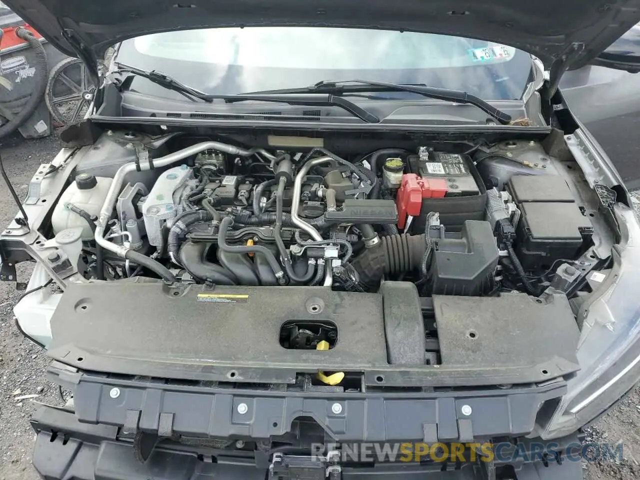 11 fotografías del automóvil dañado 3N1AB8DV9MY209190 NISSAN SENTRA 2021