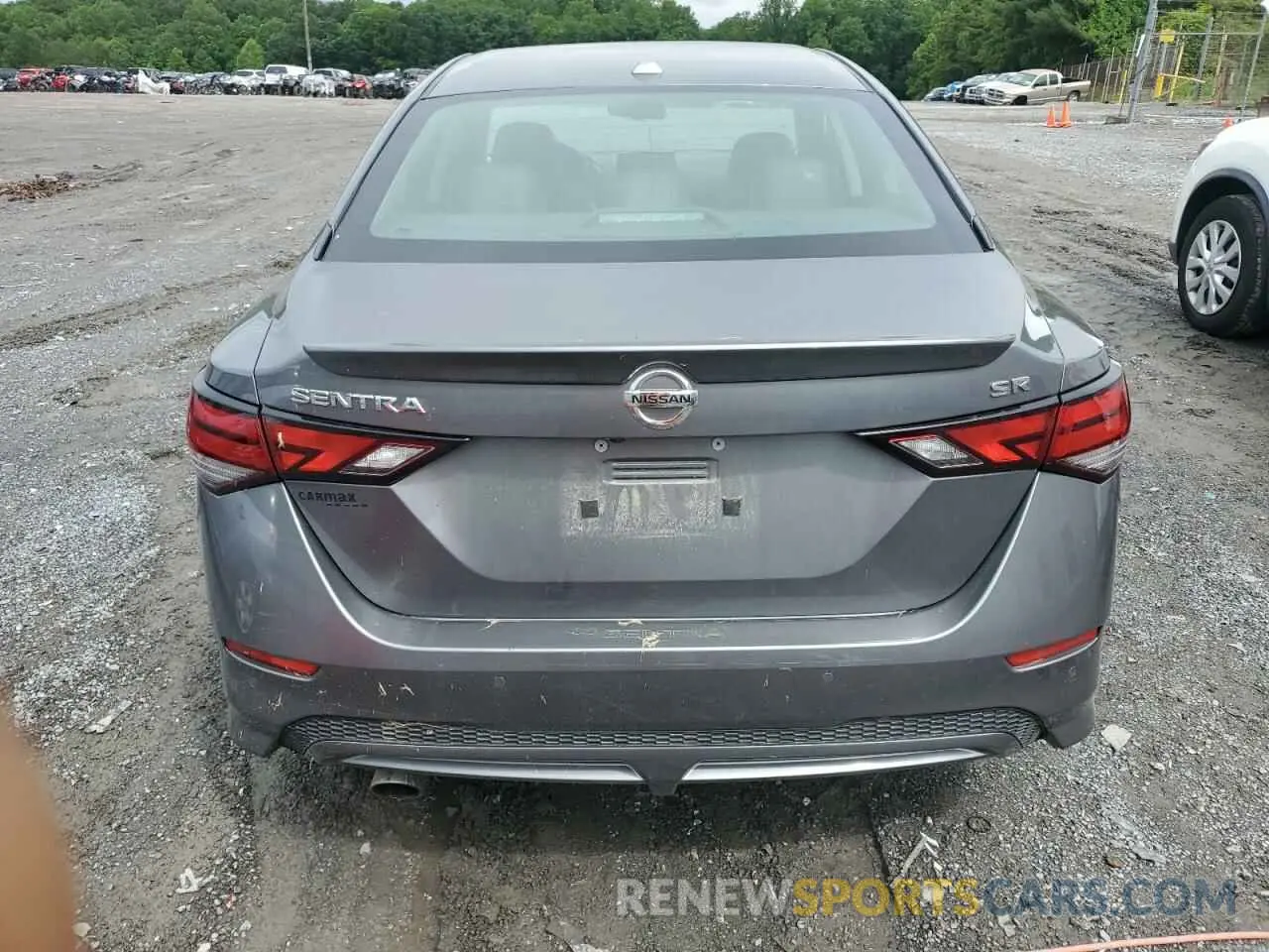 6 fotografías del automóvil dañado 3N1AB8DV9MY209190 NISSAN SENTRA 2021