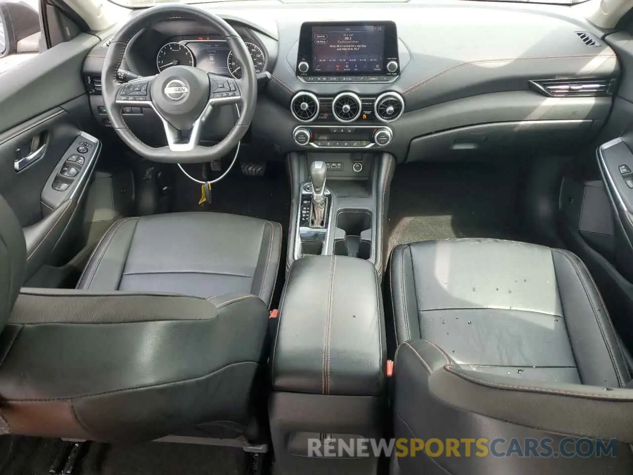 8 fotografías del automóvil dañado 3N1AB8DV9MY209190 NISSAN SENTRA 2021