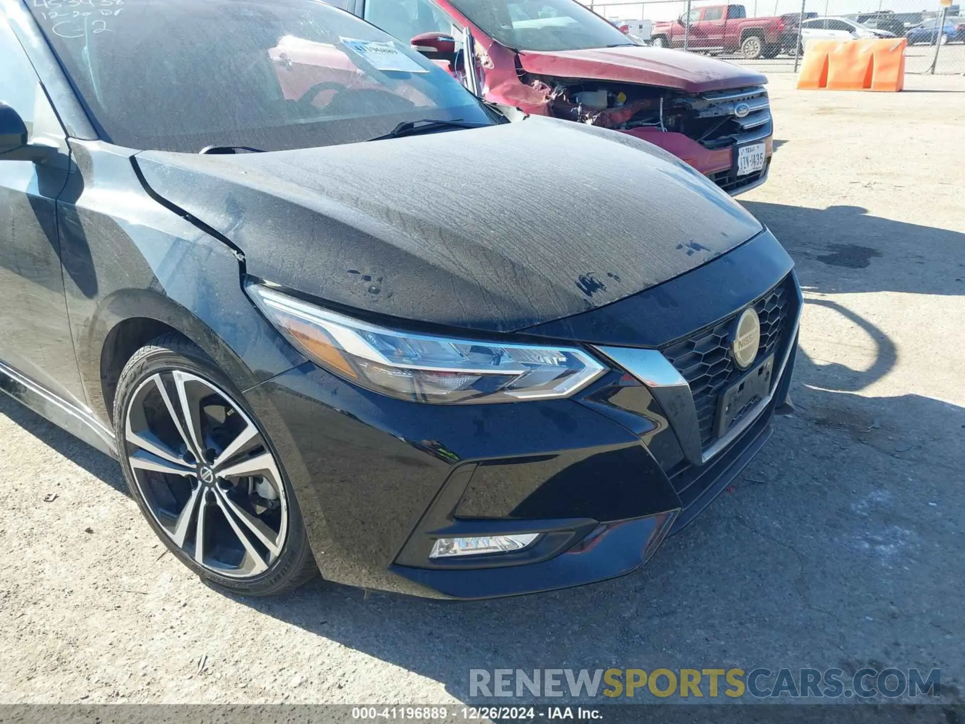 6 fotografías del automóvil dañado 3N1AB8DV9MY279093 NISSAN SENTRA 2021