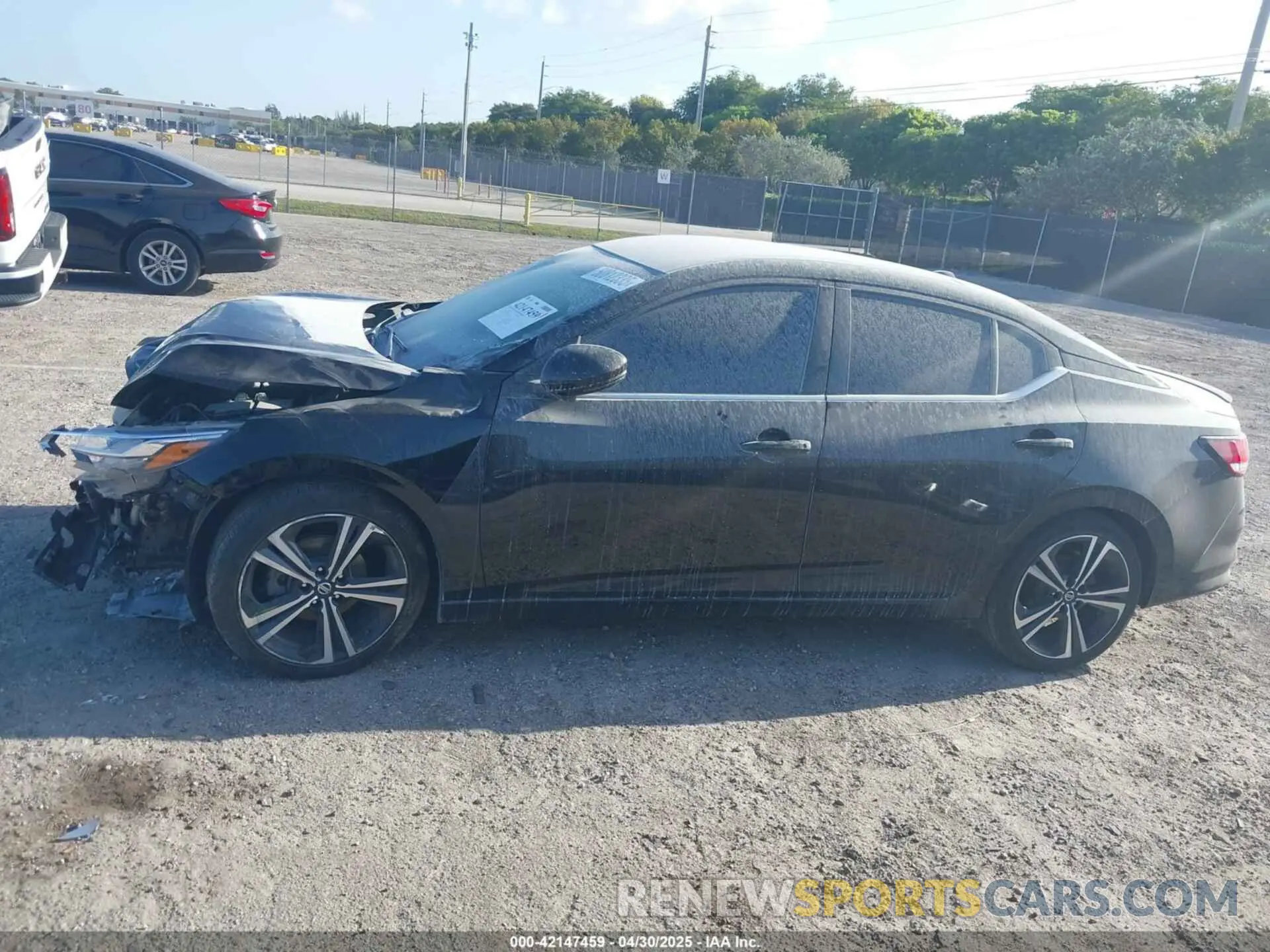 14 fotografías del automóvil dañado 3N1AB8DV9MY288232 NISSAN SENTRA 2021