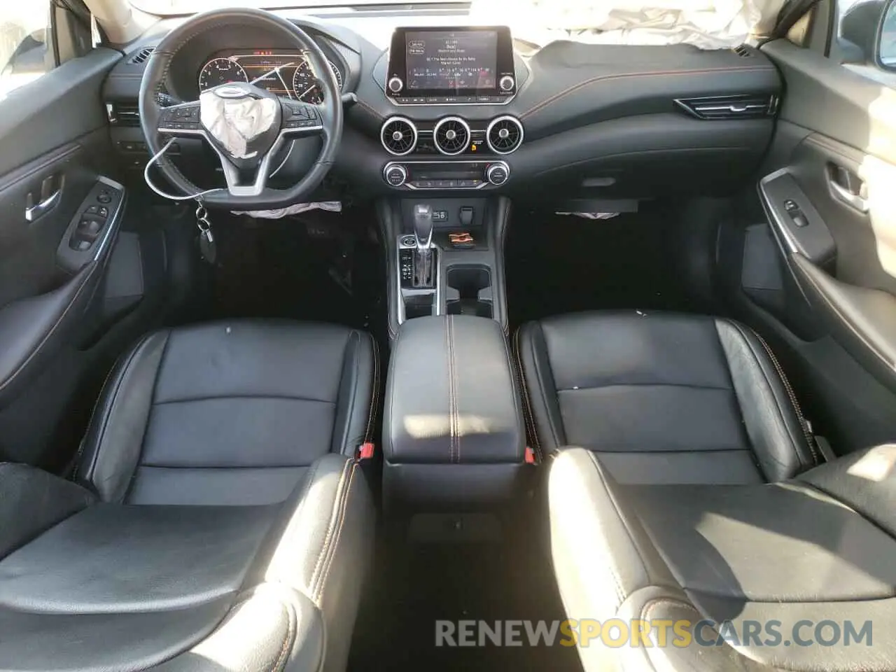 8 fotografías del automóvil dañado 3N1AB8DV9MY330639 NISSAN SENTRA 2021