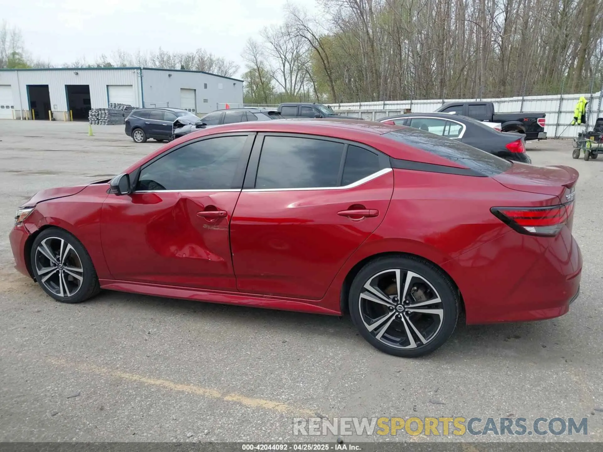 14 fotografías del automóvil dañado 3N1AB8DVXMY206346 NISSAN SENTRA 2021