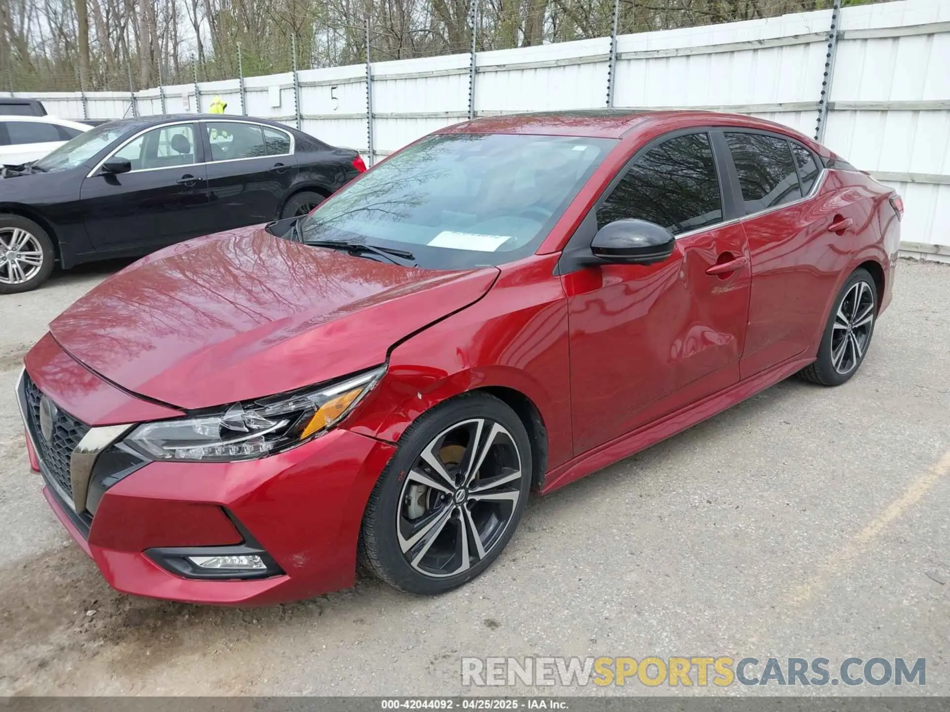 2 fotografías del automóvil dañado 3N1AB8DVXMY206346 NISSAN SENTRA 2021