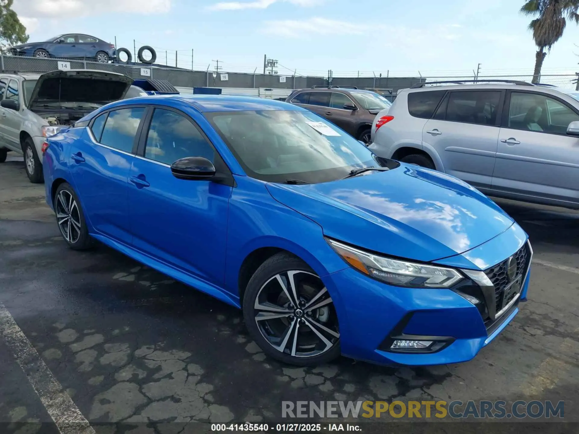 1 fotografías del automóvil dañado 3N1AB8DVXMY227391 NISSAN SENTRA 2021