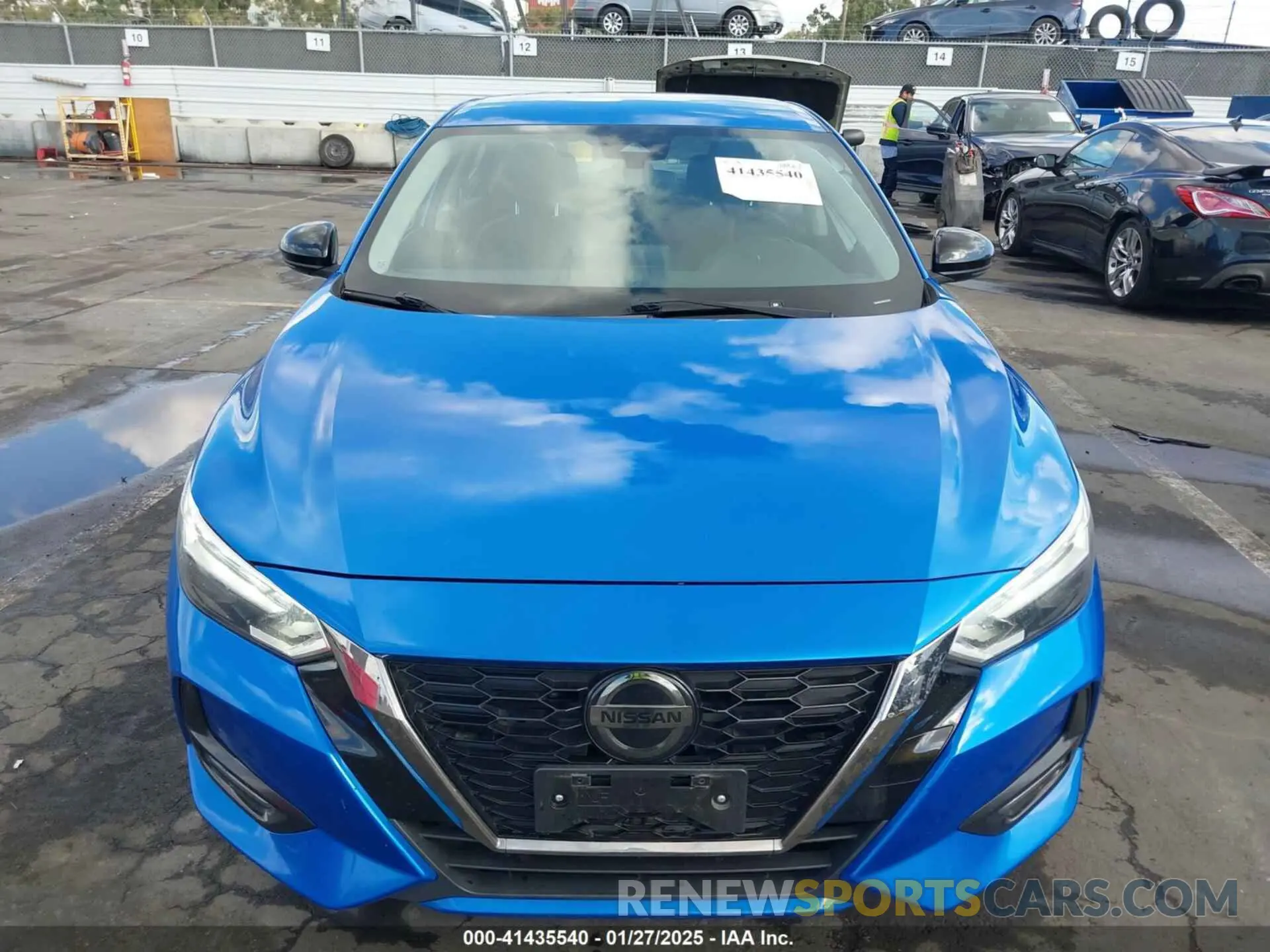 12 fotografías del automóvil dañado 3N1AB8DVXMY227391 NISSAN SENTRA 2021