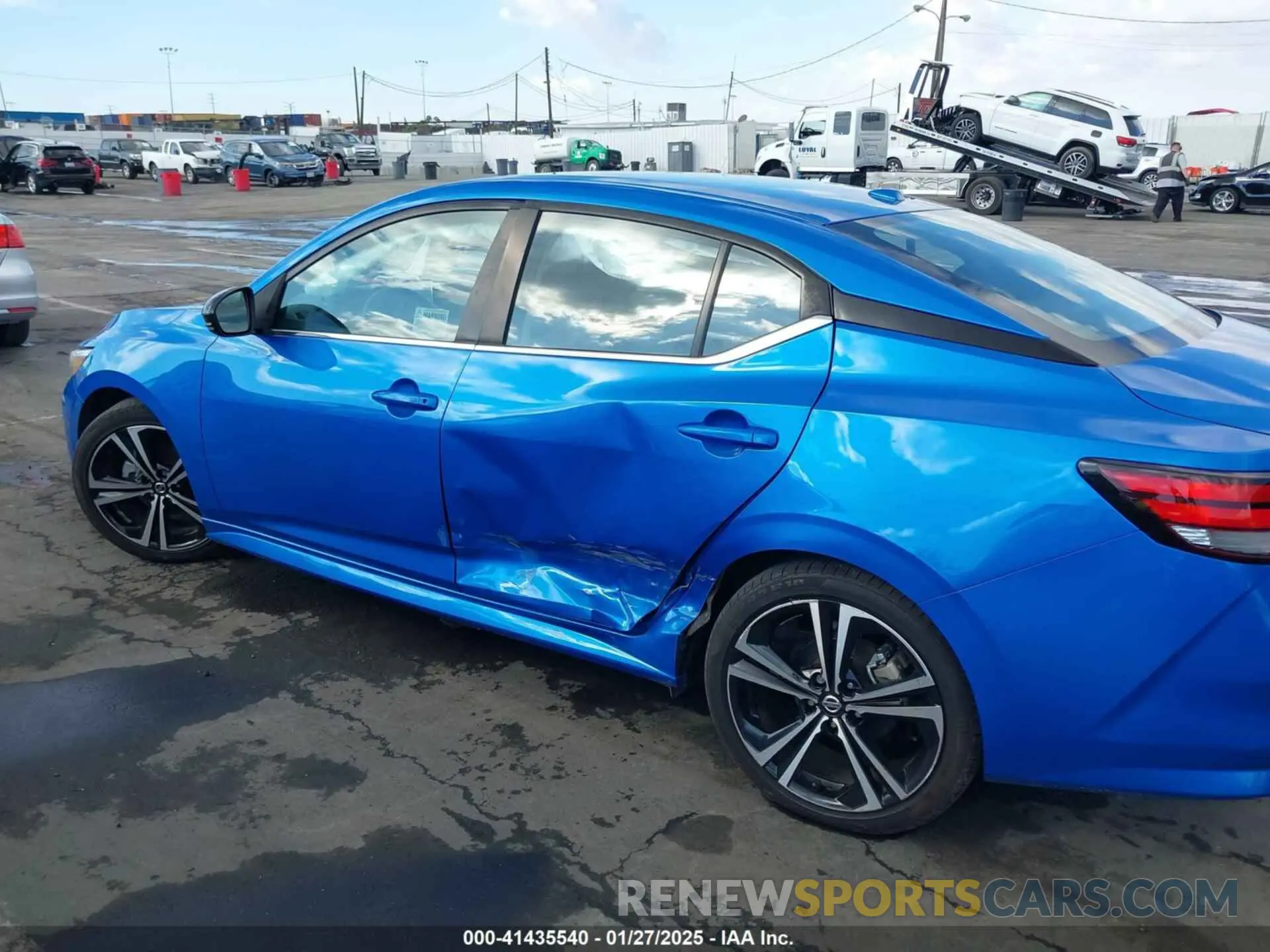 6 fotografías del automóvil dañado 3N1AB8DVXMY227391 NISSAN SENTRA 2021