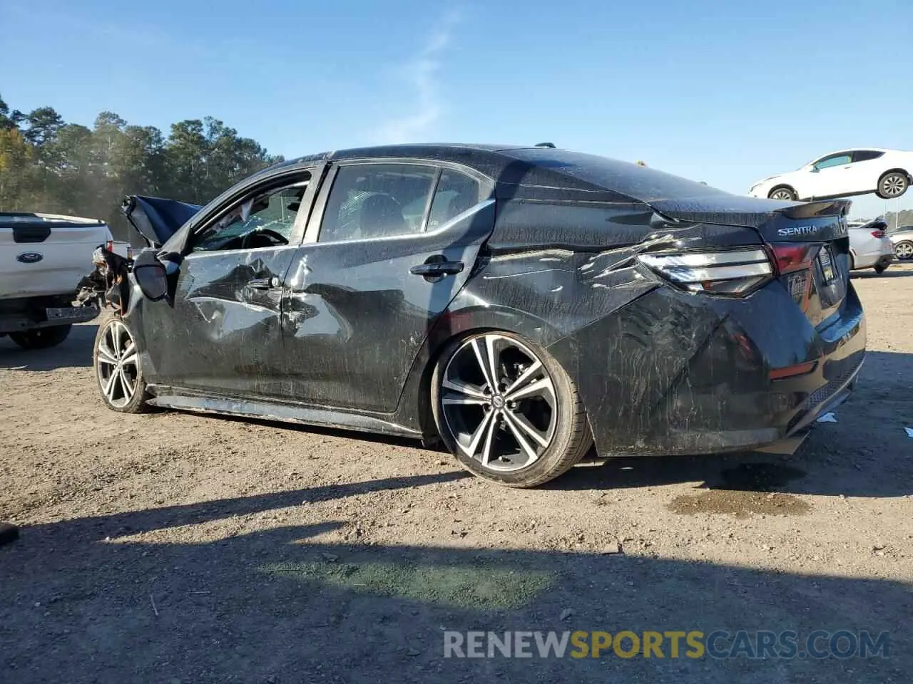 2 fotografías del automóvil dañado 3N1AB8DVXMY229710 NISSAN SENTRA 2021