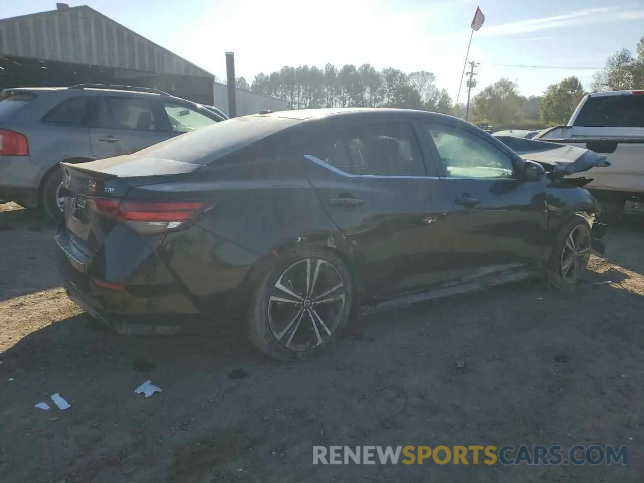 3 fotografías del automóvil dañado 3N1AB8DVXMY229710 NISSAN SENTRA 2021