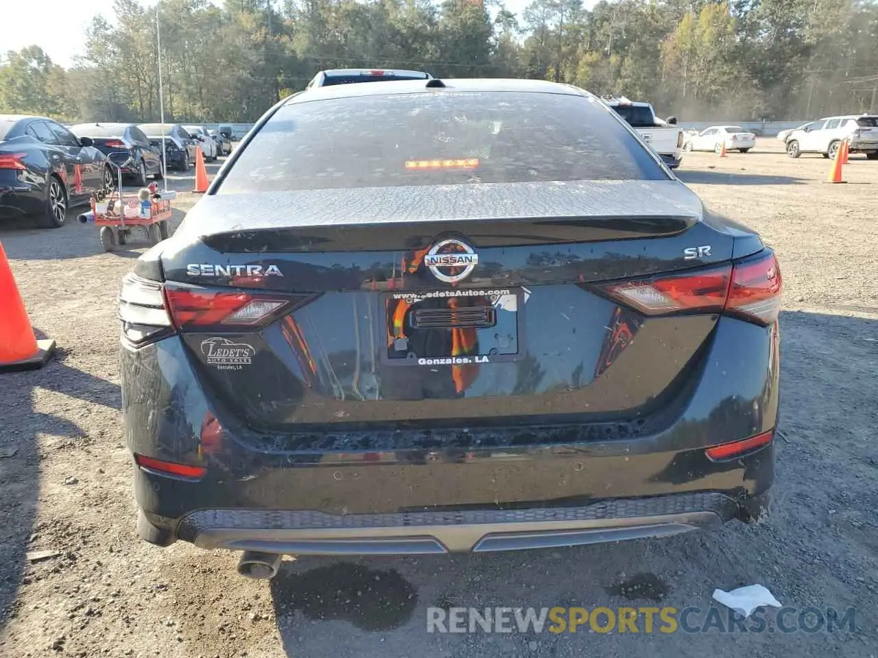 6 fotografías del automóvil dañado 3N1AB8DVXMY229710 NISSAN SENTRA 2021