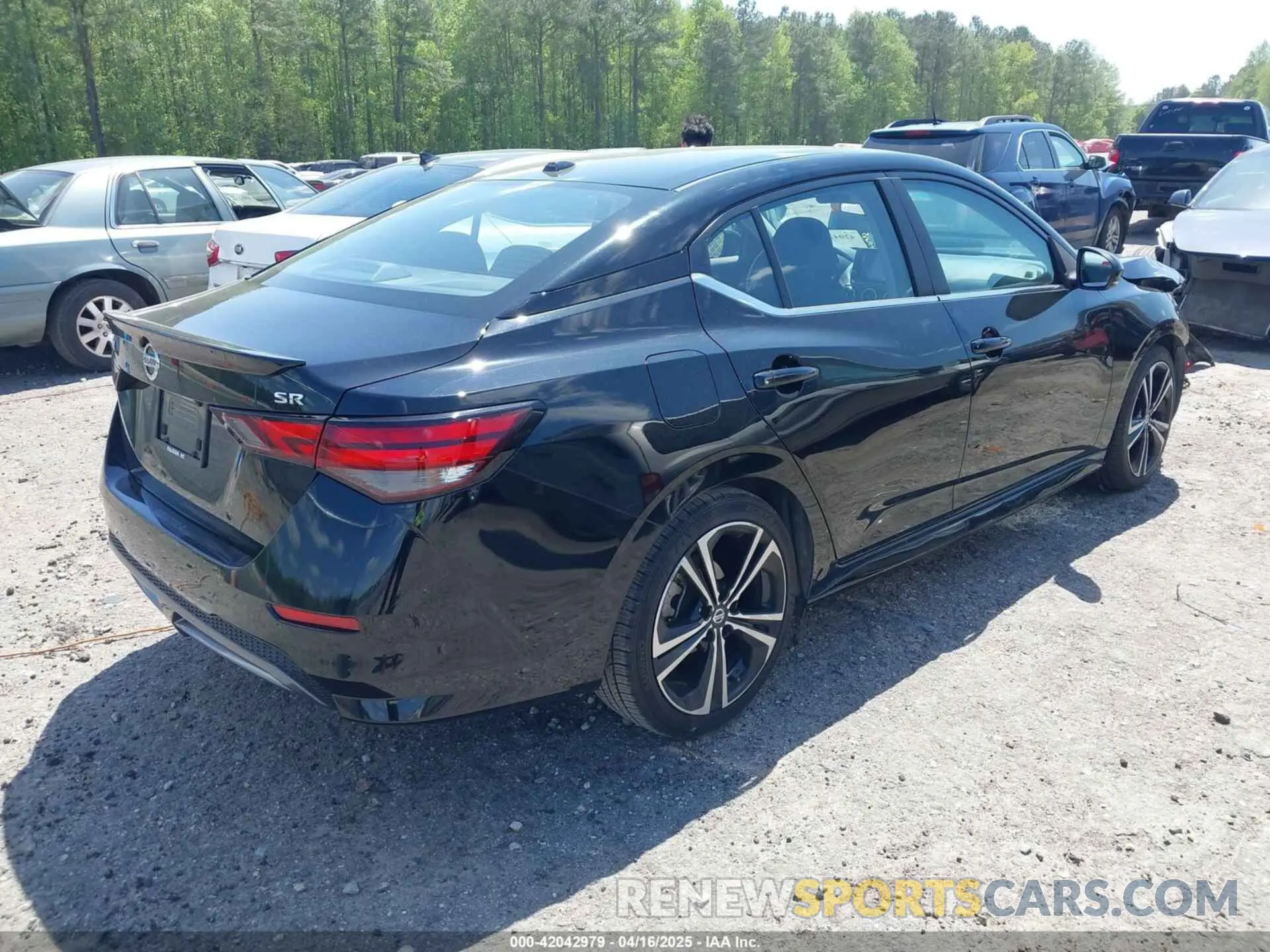 4 fotografías del automóvil dañado 3N1AB8DVXMY238486 NISSAN SENTRA 2021