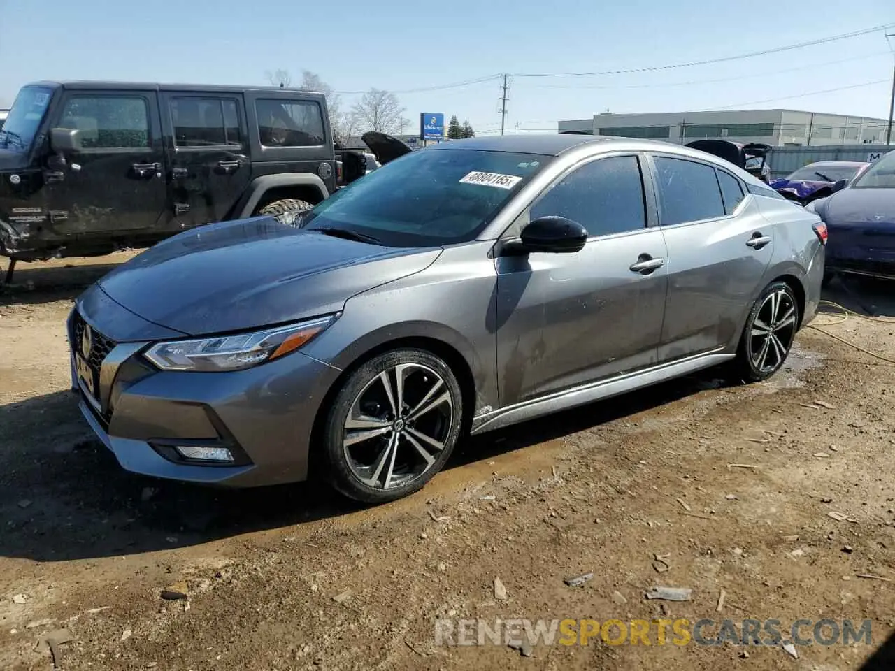 1 fotografías del automóvil dañado 3N1AB8DVXMY242179 NISSAN SENTRA 2021