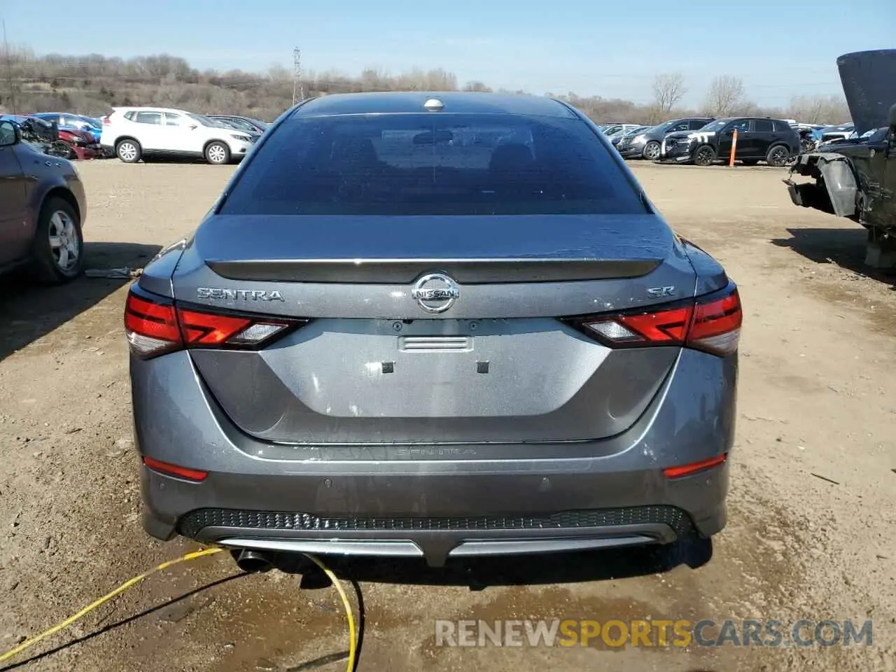 6 fotografías del automóvil dañado 3N1AB8DVXMY242179 NISSAN SENTRA 2021