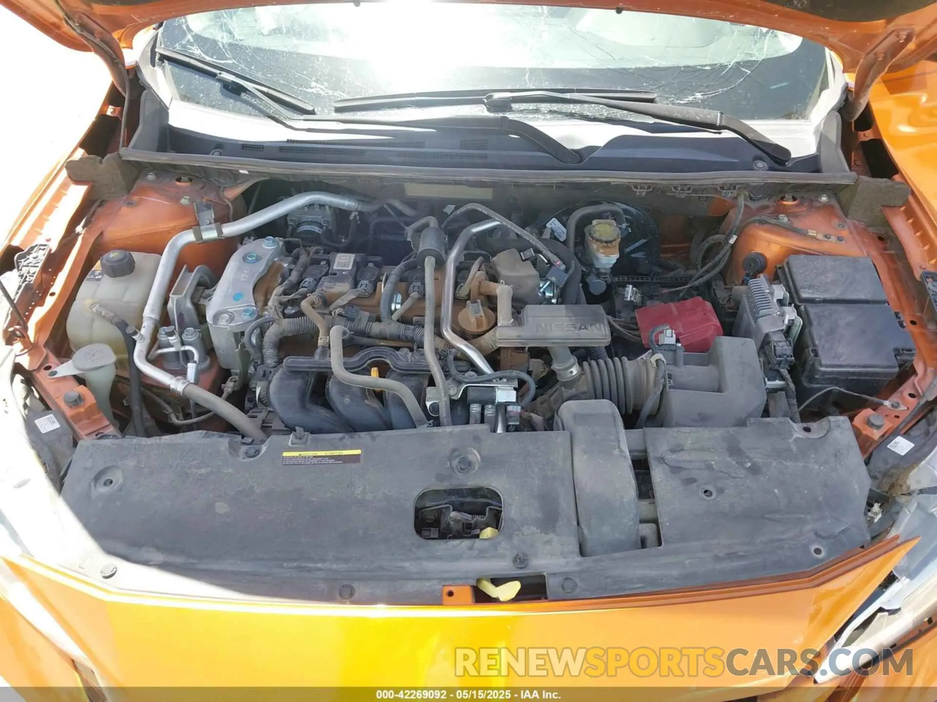 10 fotografías del automóvil dañado 3N1AB8DVXMY266451 NISSAN SENTRA 2021