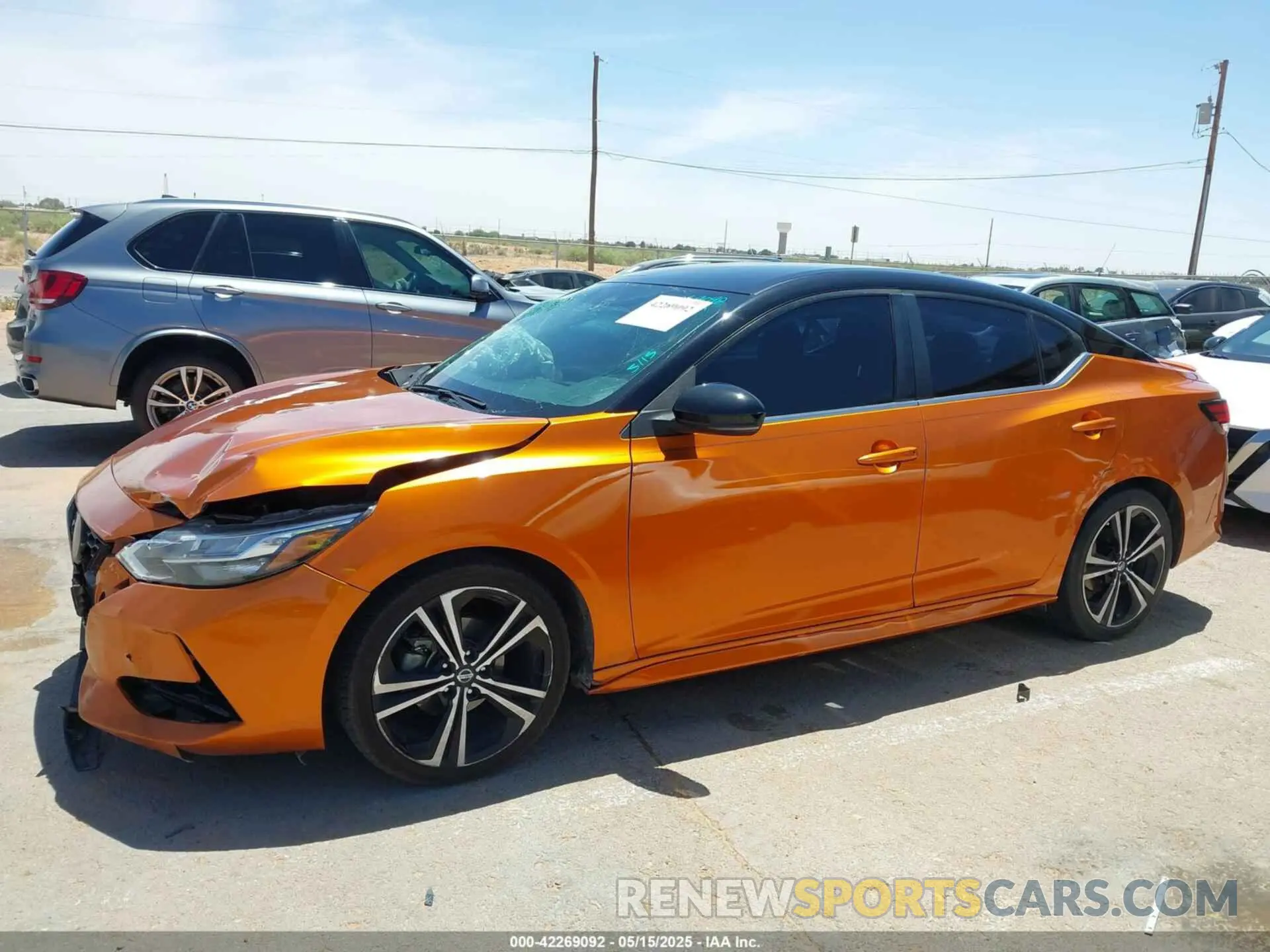 14 fotografías del automóvil dañado 3N1AB8DVXMY266451 NISSAN SENTRA 2021
